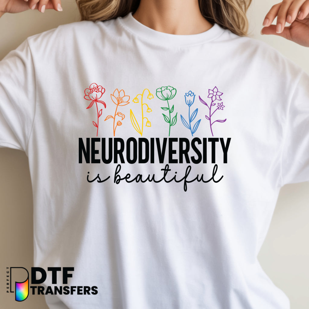 Neurodiversity Is Beautiful – Special Education DTF Transfer