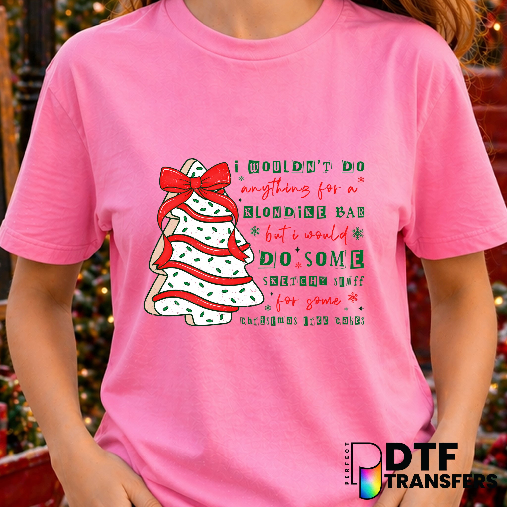 Christmas Cake – Christmas DTF Transfer