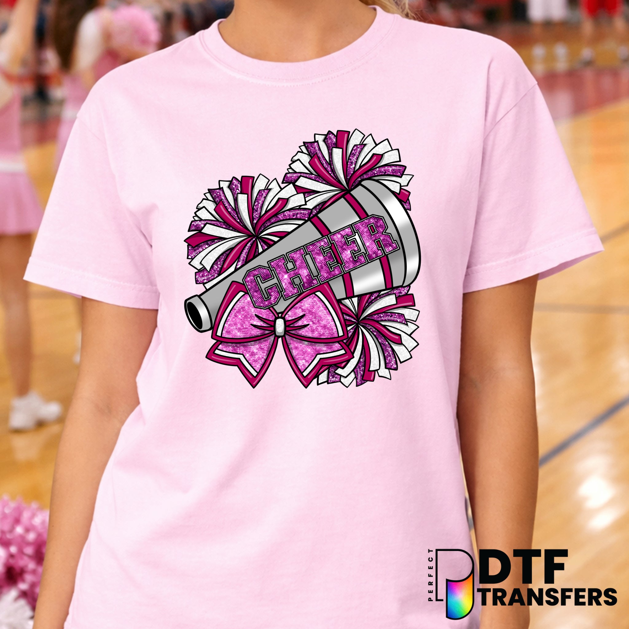 Cheer MOM – Cheerleading DTF Transfer