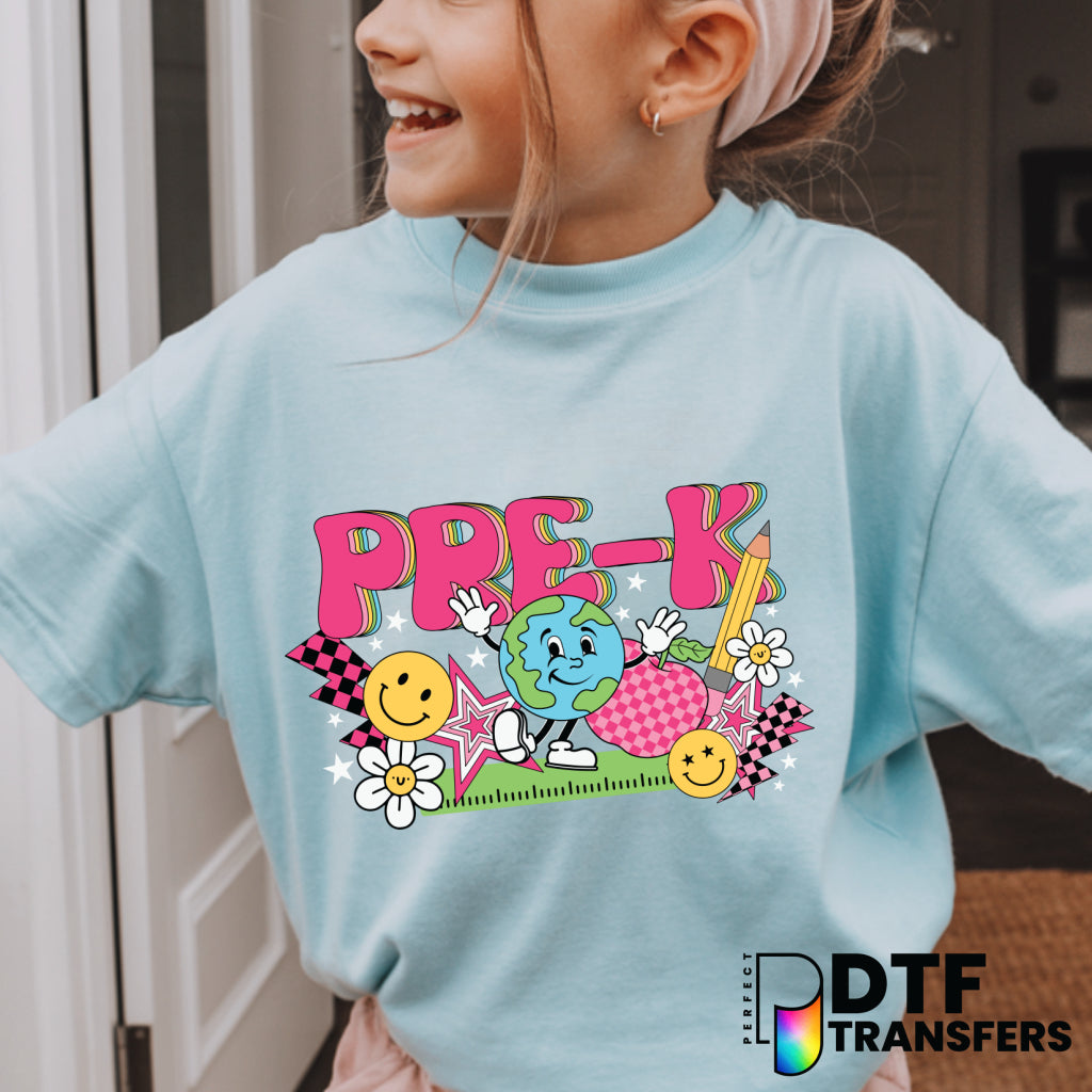 Groovy Pre-K – Teacher DTF Transfer