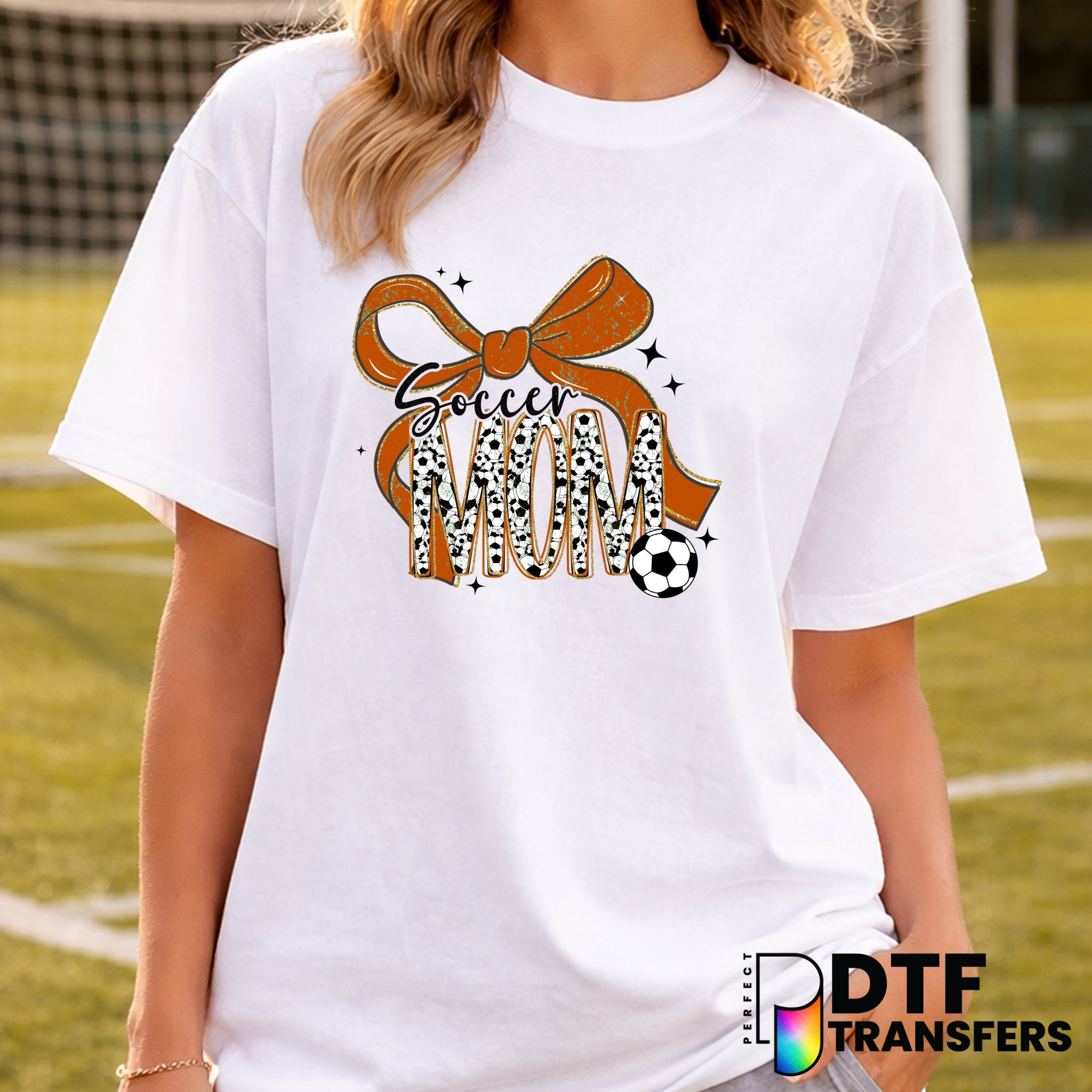 SOCCER MOM – Soccer DTF Transfer