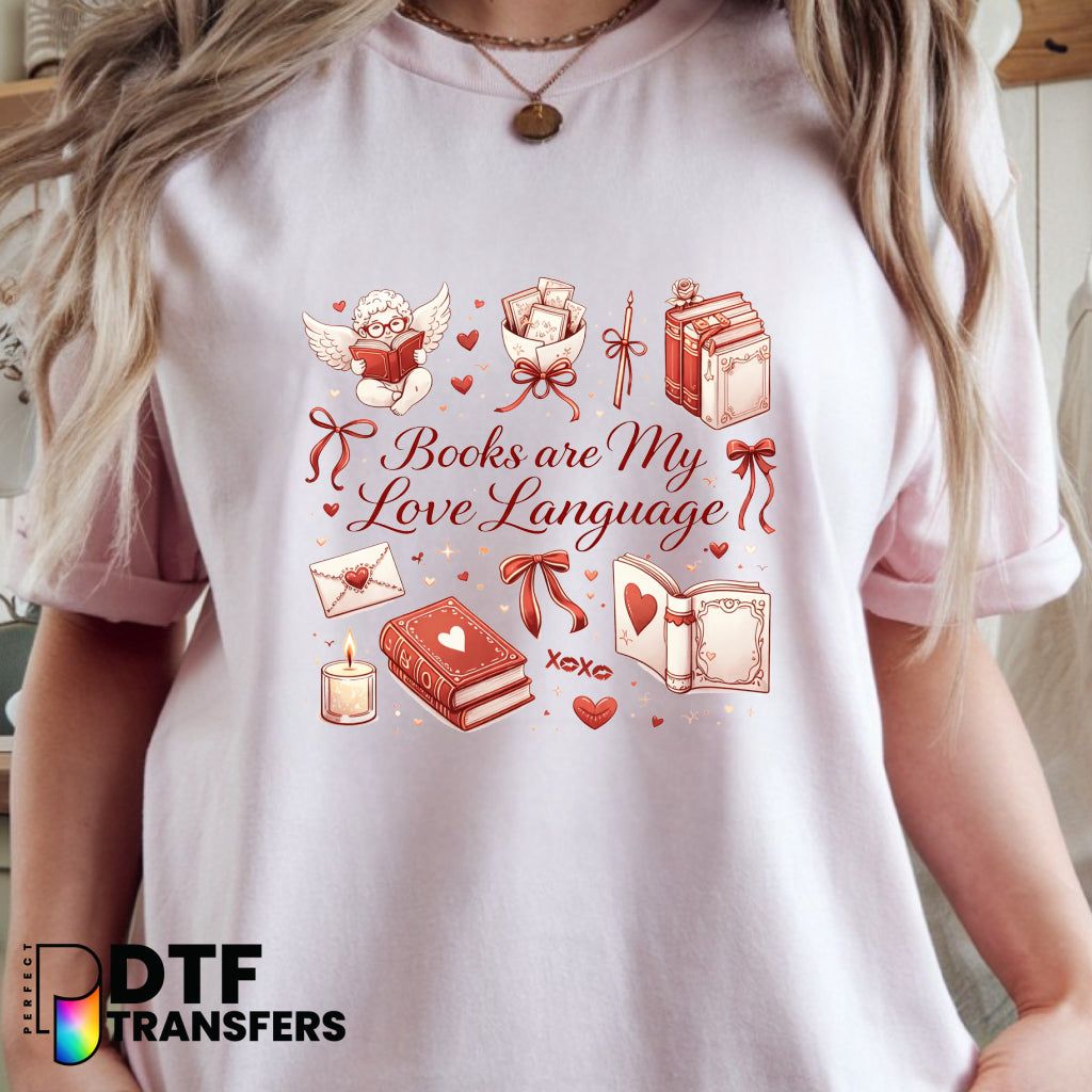 Books Are My Love Language – Teacher DTF Transfer