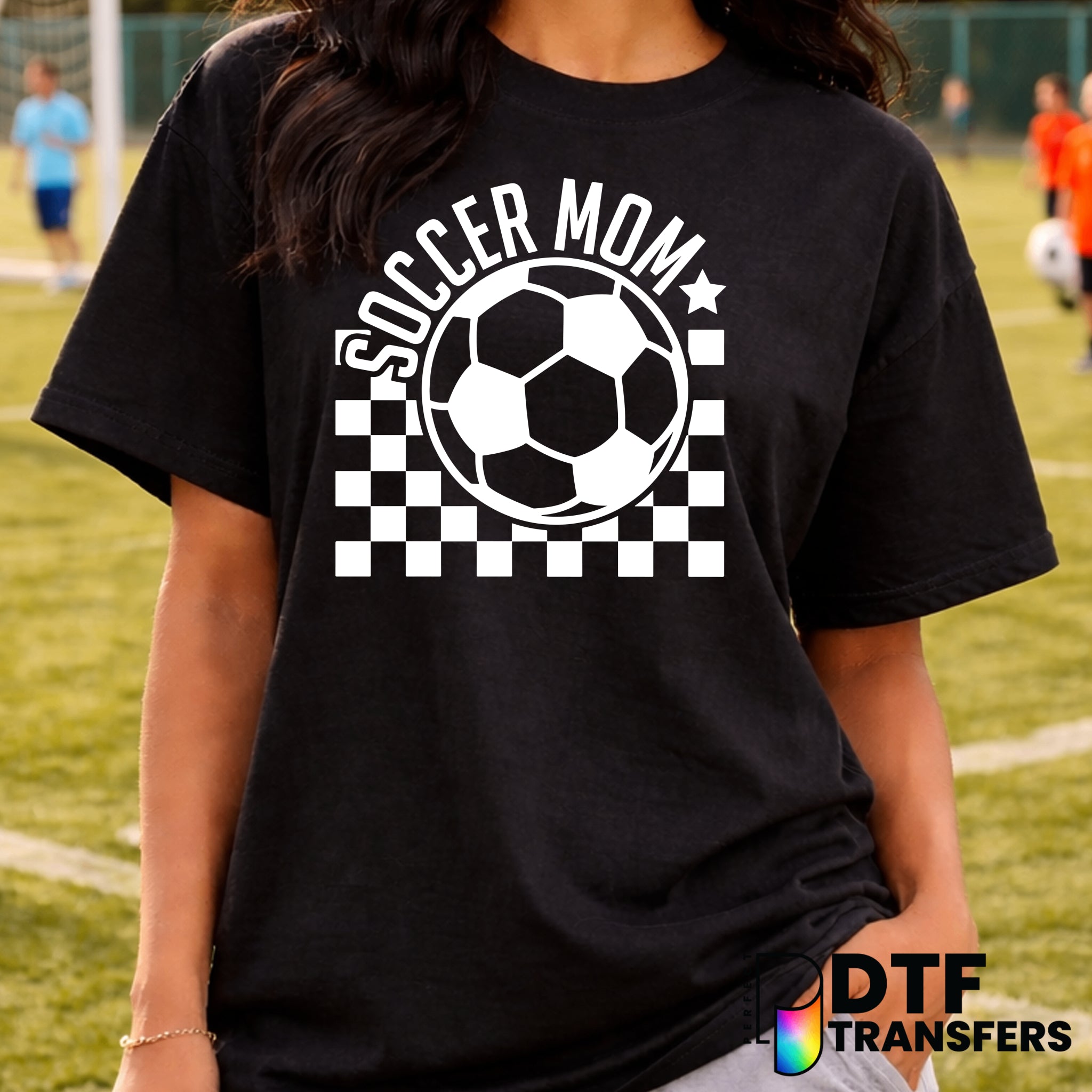 SOCCER MOM – Soccer DTF Transfer