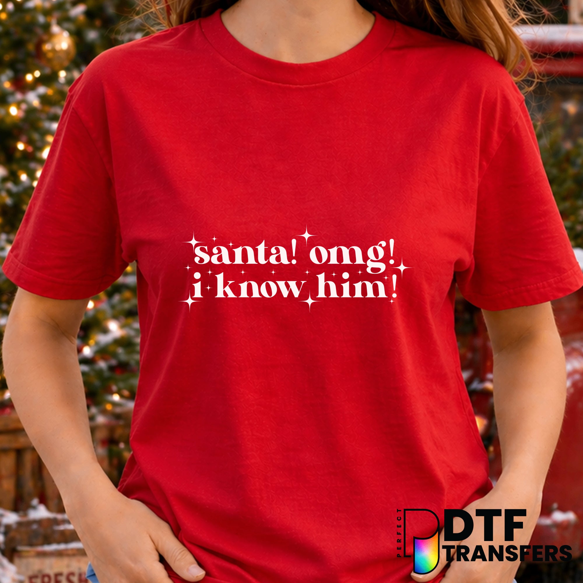 OMG I Know Him – Christmas DTF Transfer