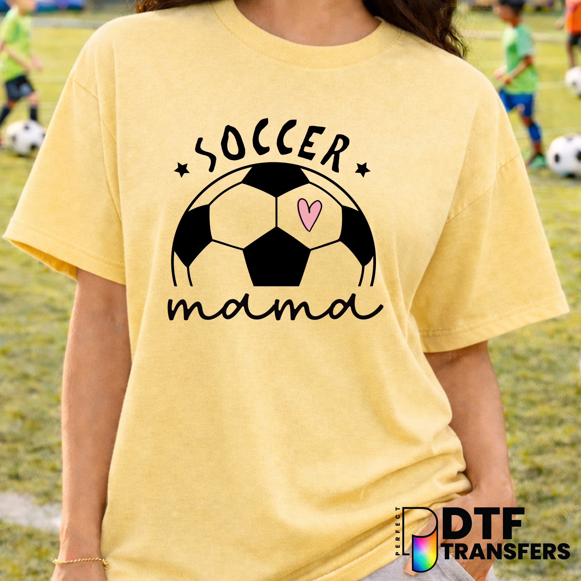 Soccer Mama – Soccer DTF Transfer