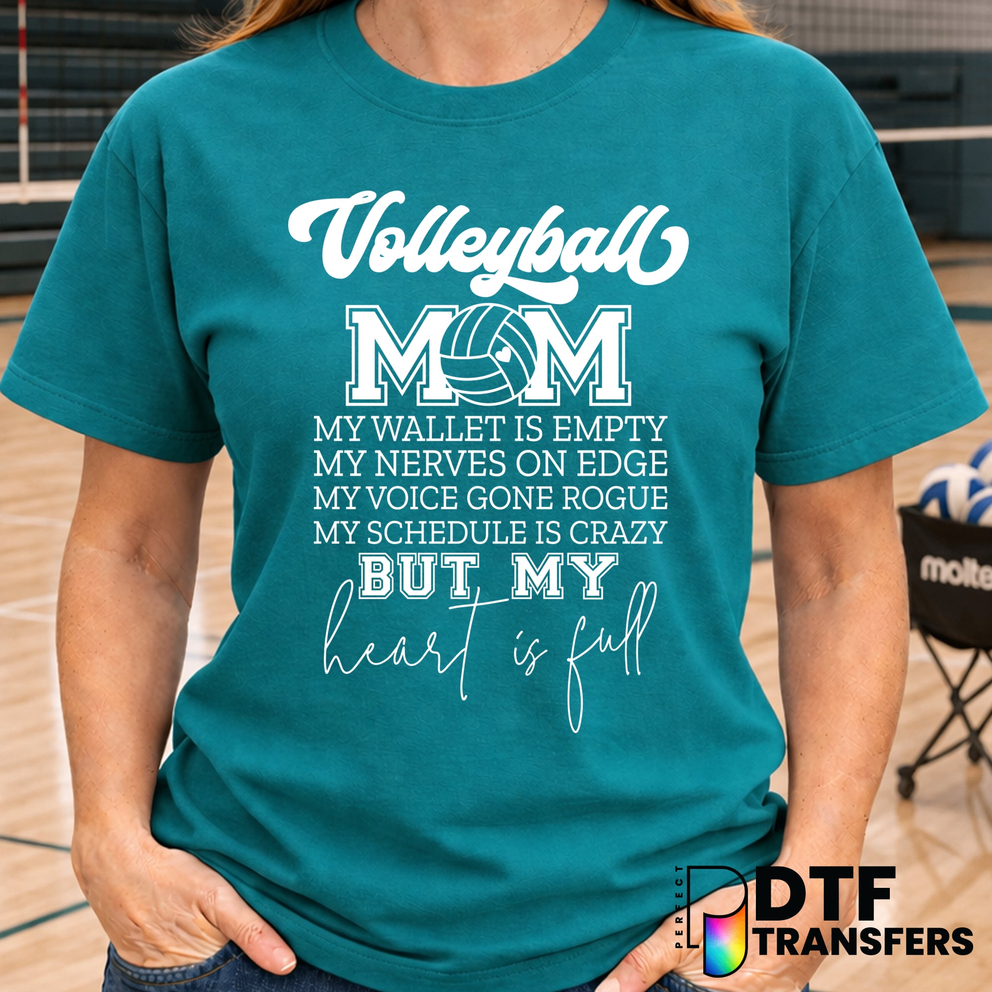 Volleyball Mom – Volleyball DTF Transfer