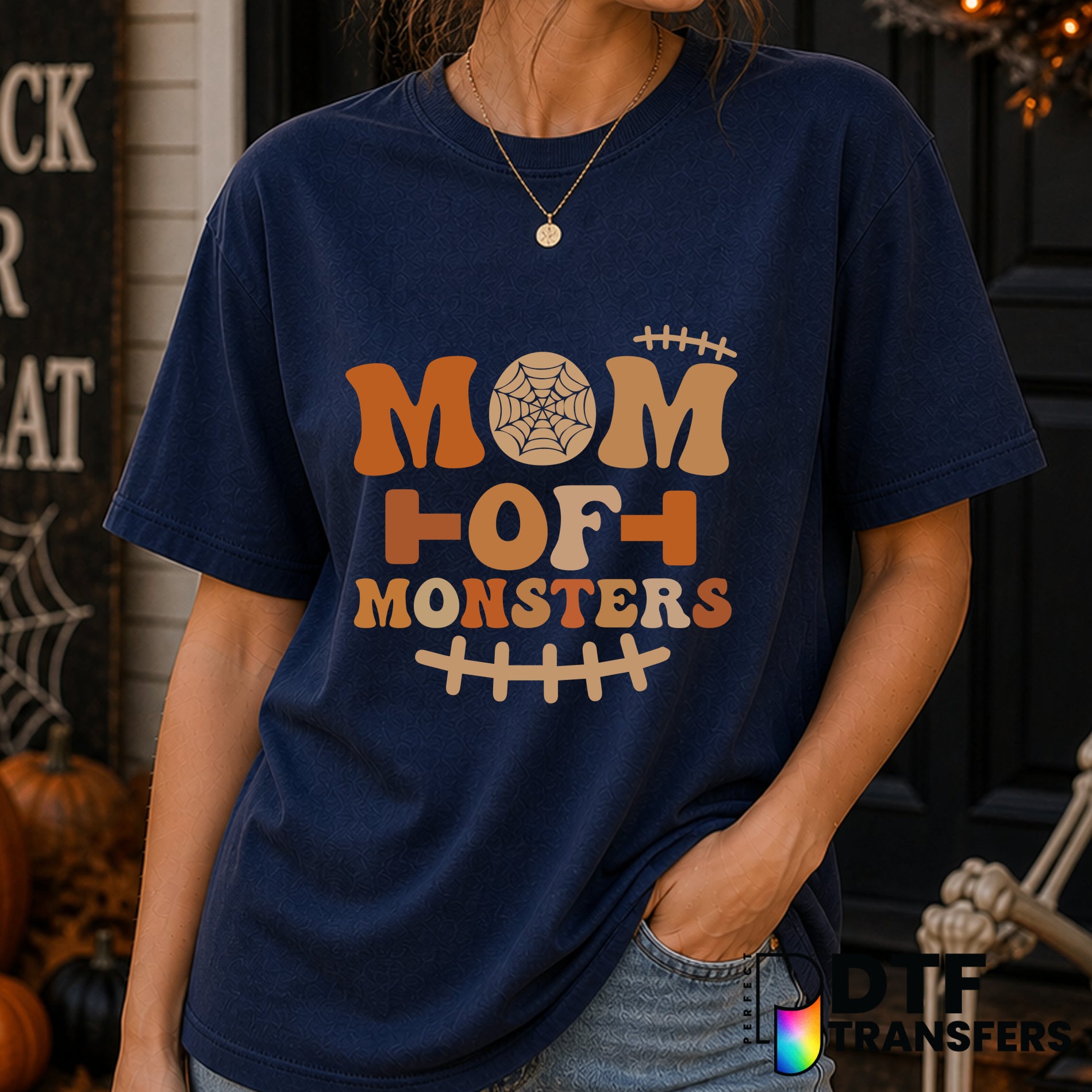 Mom of Monsters – Halloween DTF Transfer
