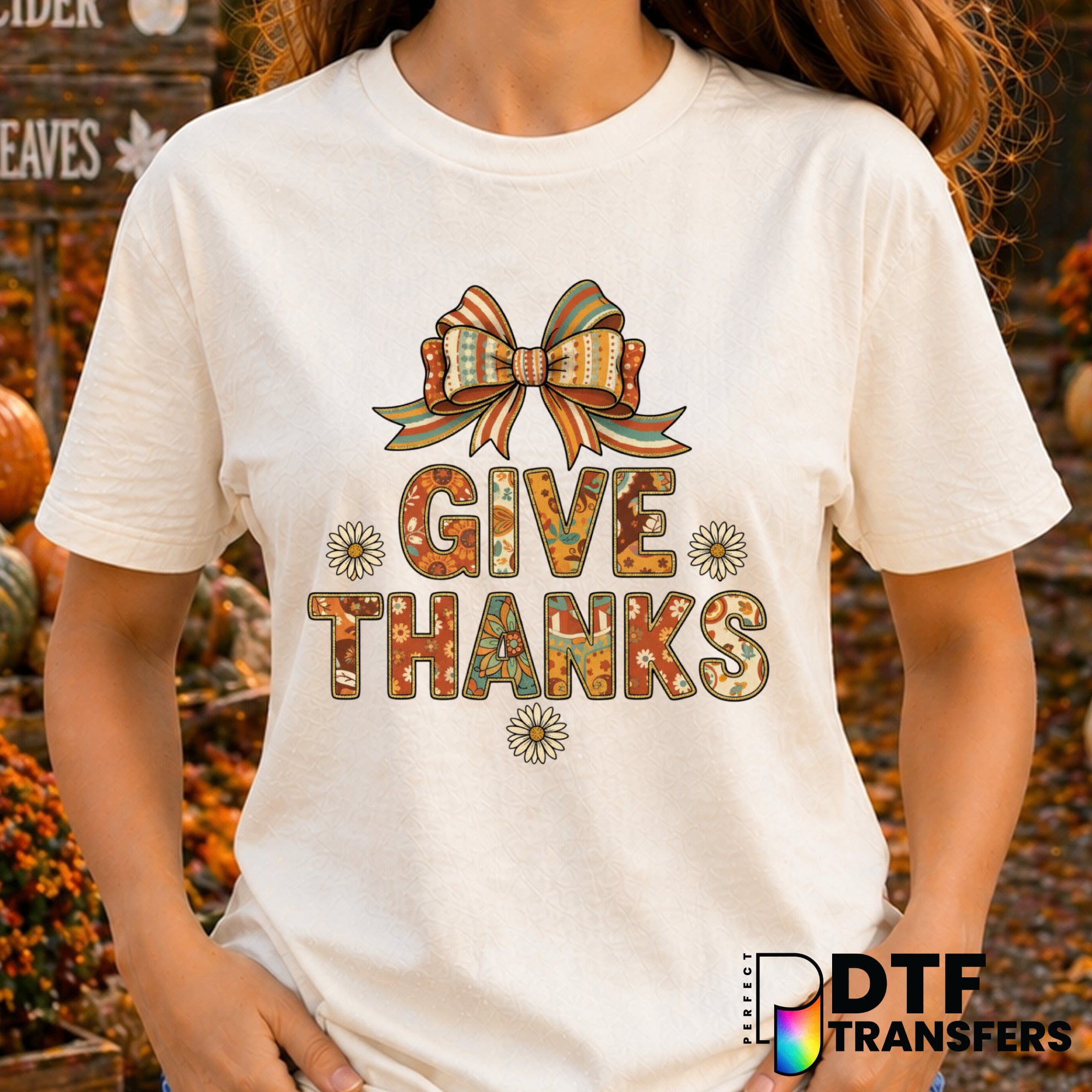 Give Thanks – Thanksgiving DTF Transfer