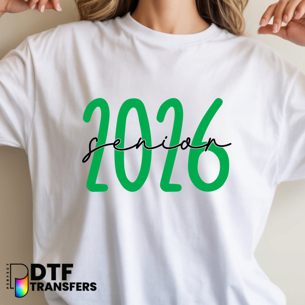 Senior 2026 Green – Teacher DTF Transfer