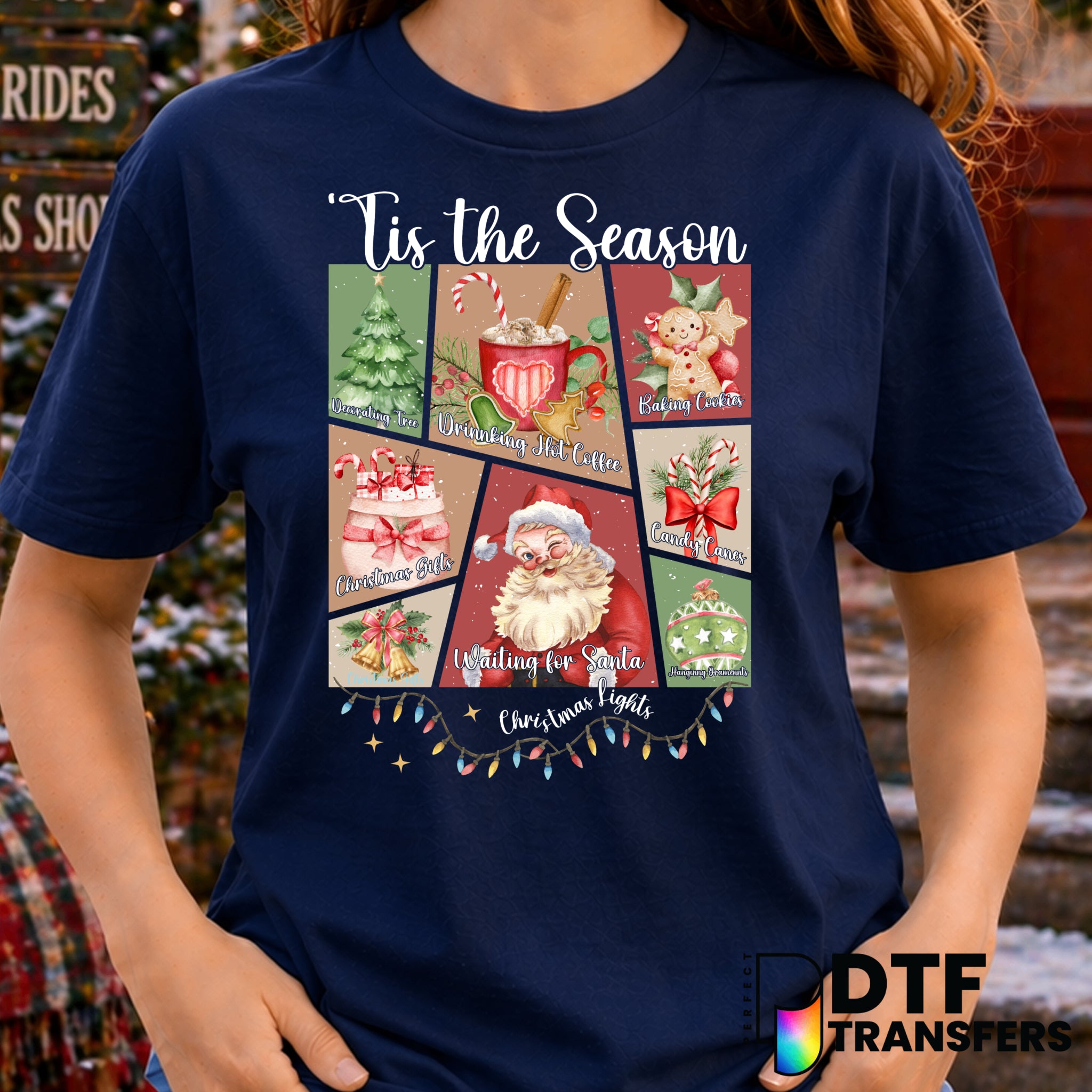 "Tis the Season" – Christmas DTF Transfer