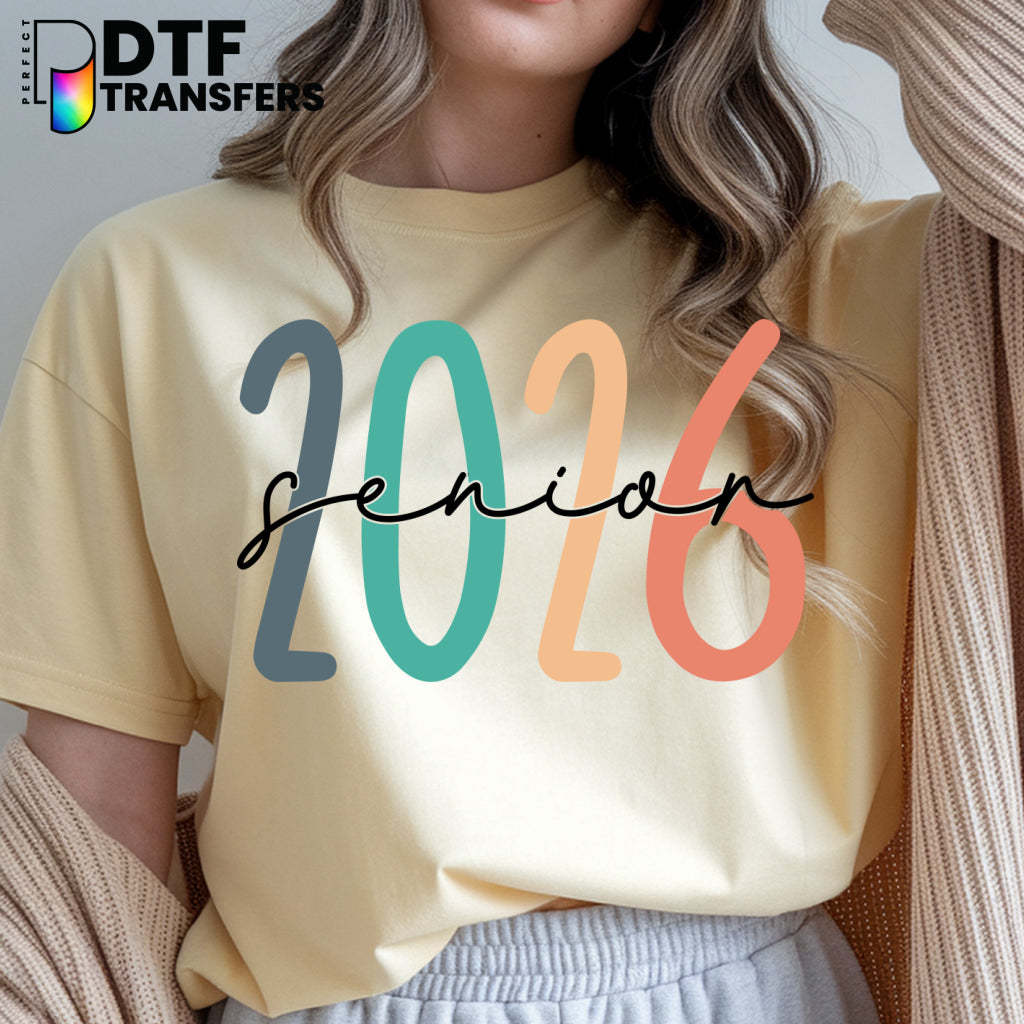 Senior Colorful 2026 – Teacher DTF Transfer