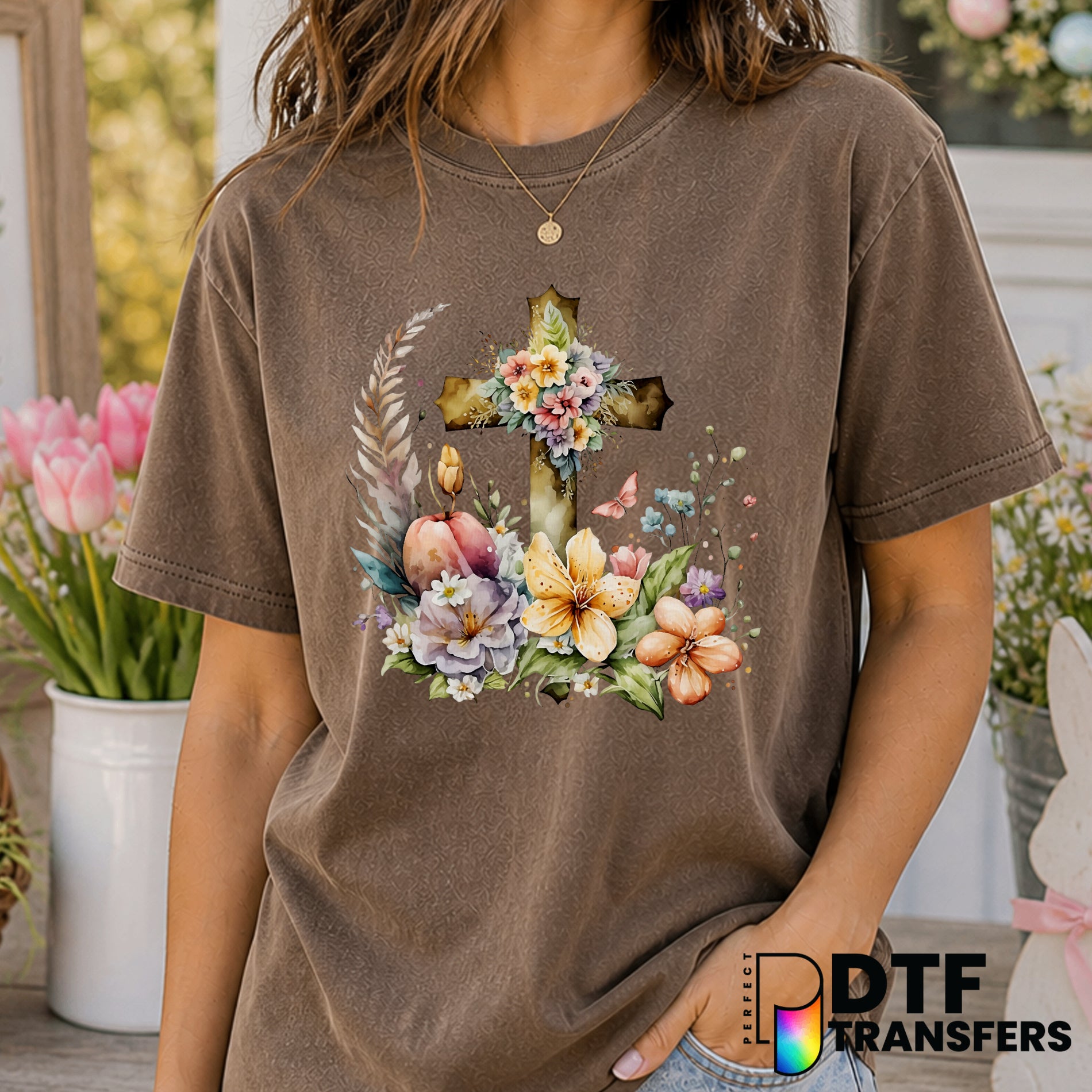 He Is Risen – Easter DTF Transfer