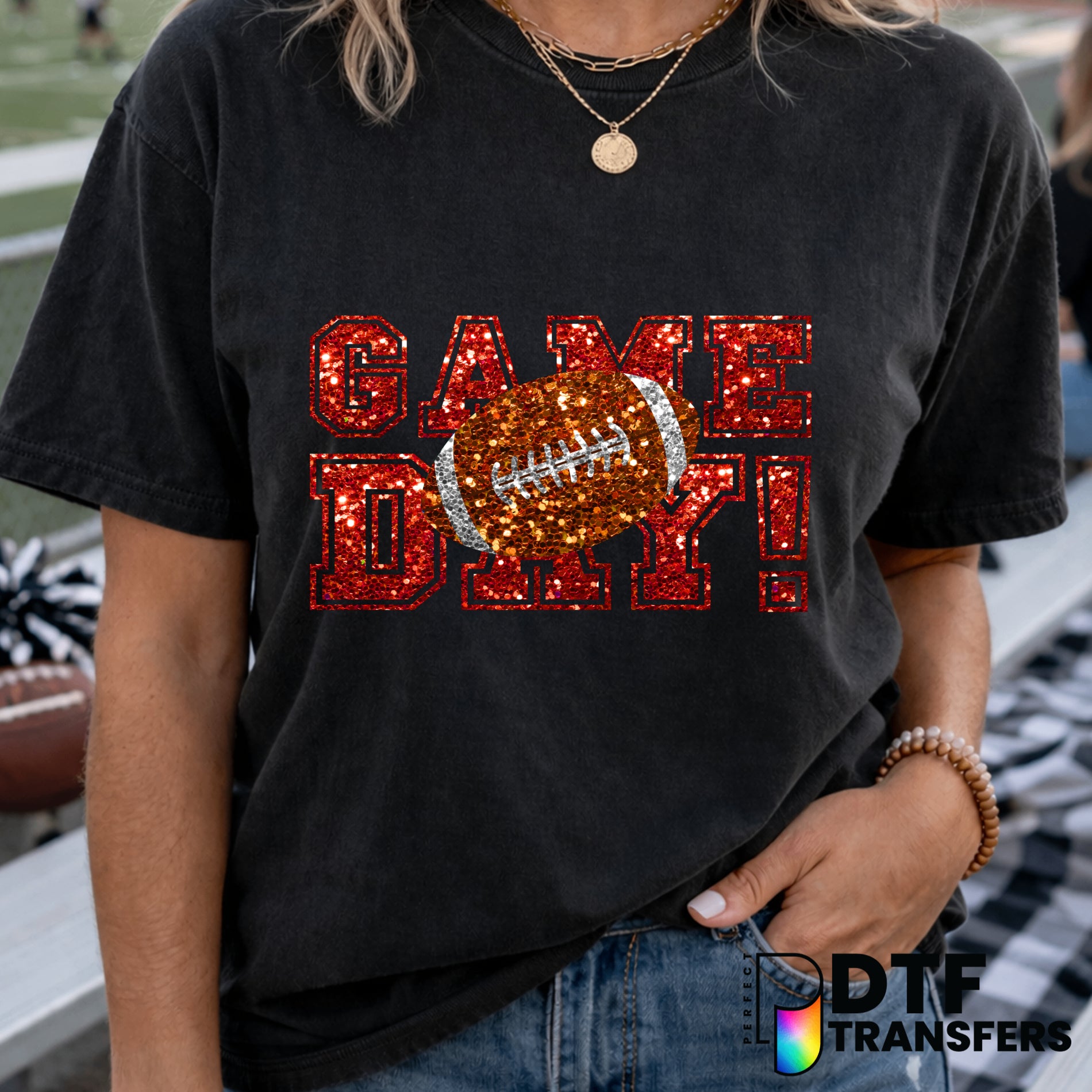 Game Day! Football Stack – Football DTF Transfer