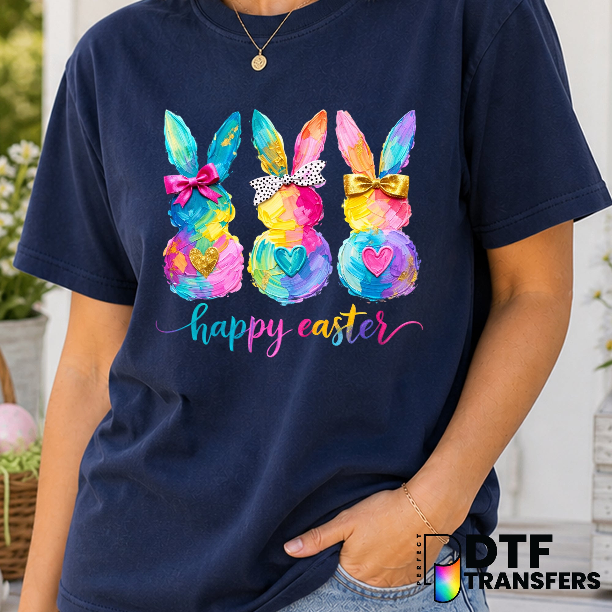 Happy Easter – Easter DTF Transfer