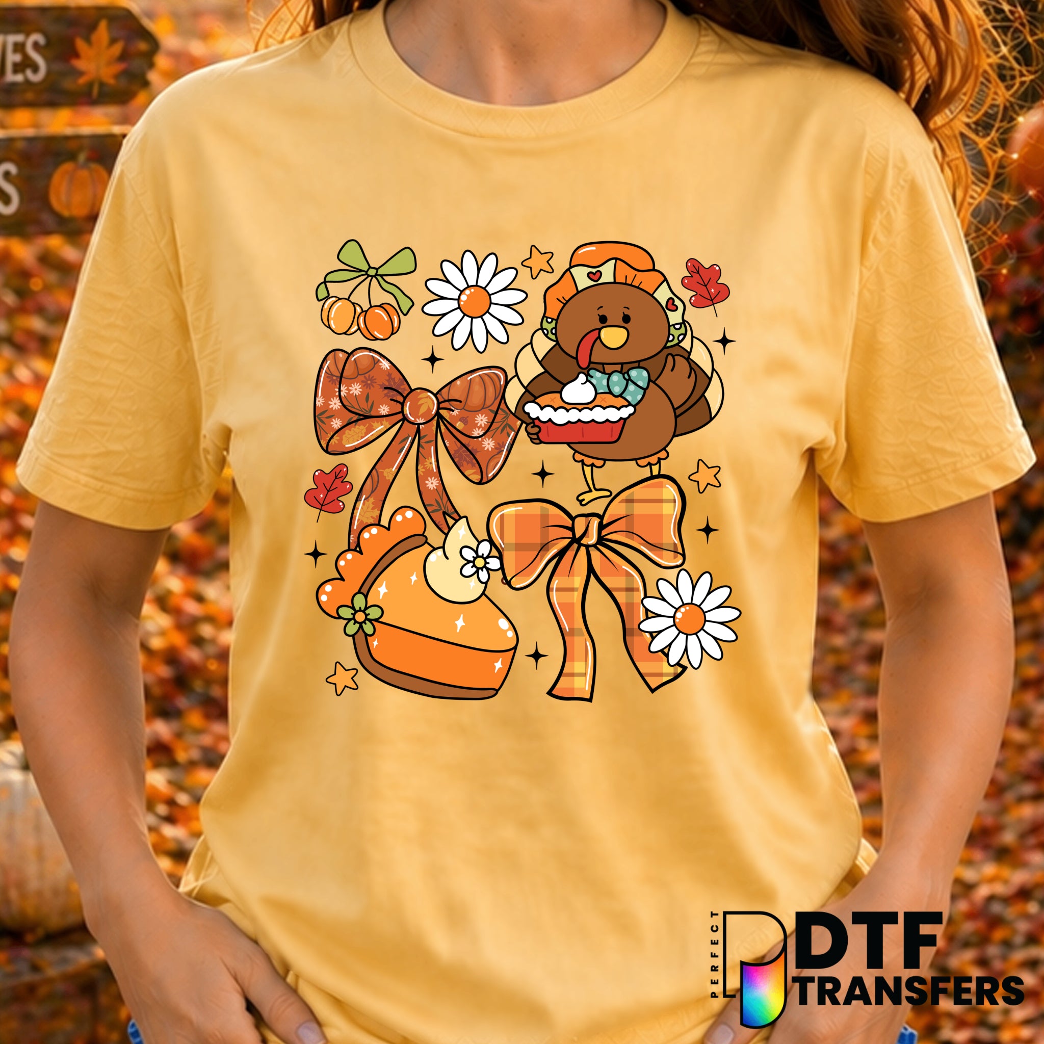 Gobble Gobble Y'all – Thanksgiving DTF Transfer