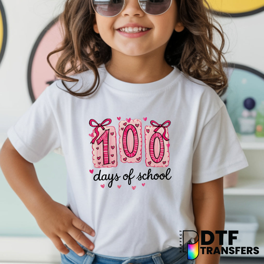100 Days of School – Teacher DTF Transfer