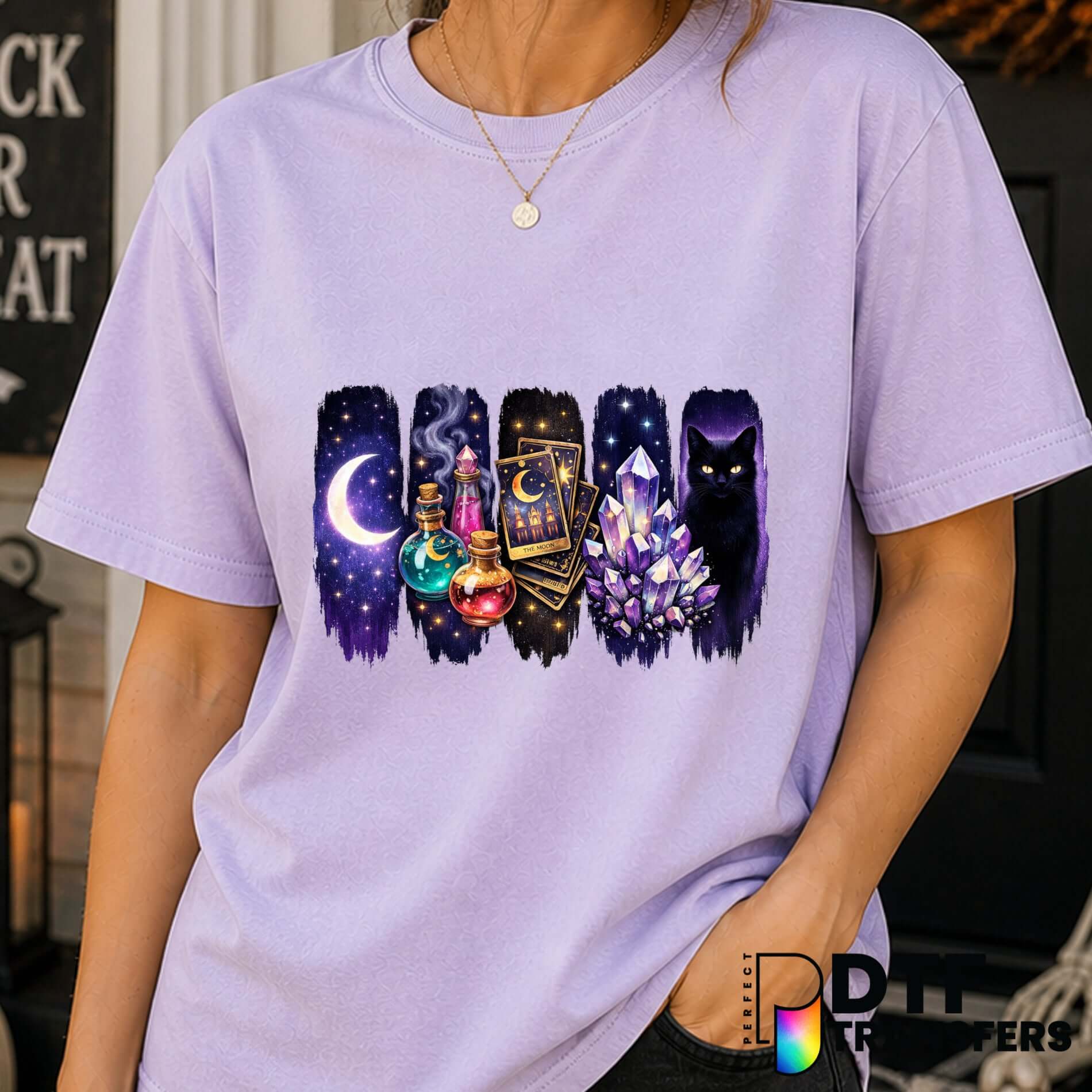 I'M JUST HERE FOR THE BOOS – Halloween DTF Transfer