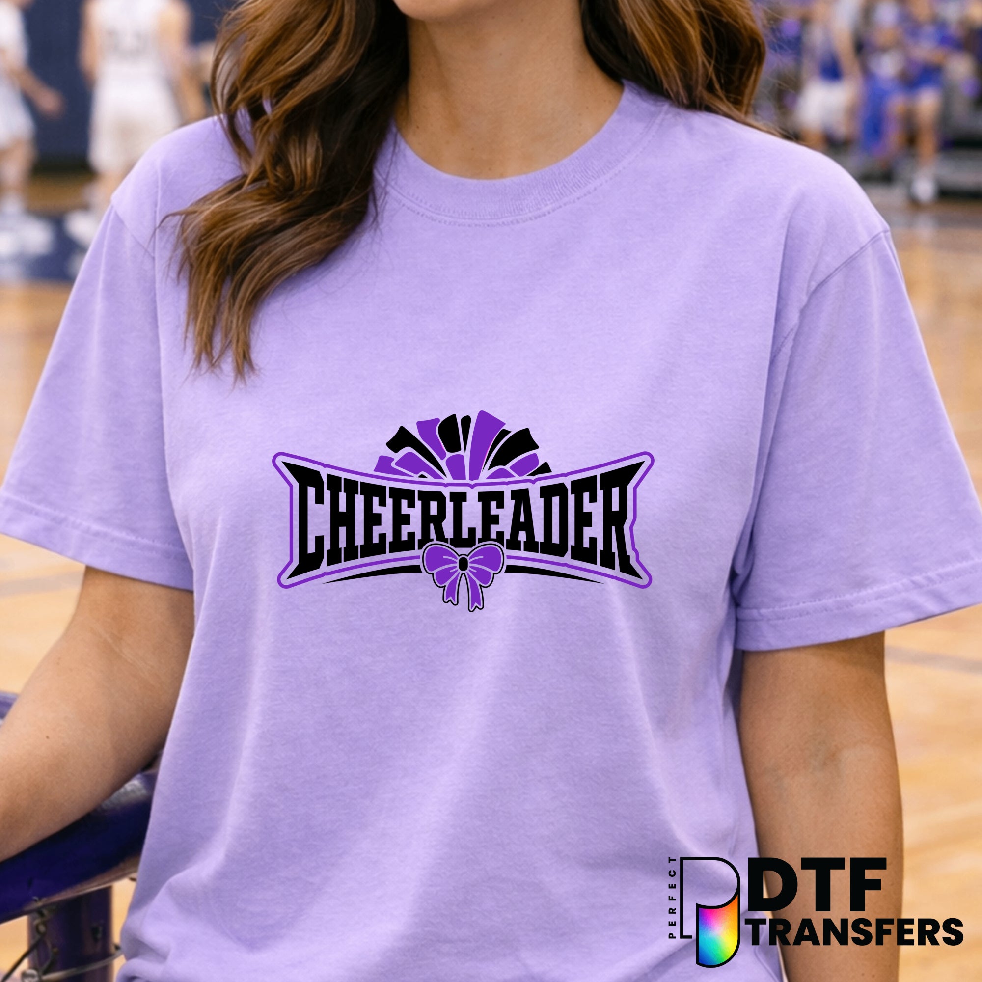 Cheerleader MOM Cheer – Cheerleading DTF Transfer