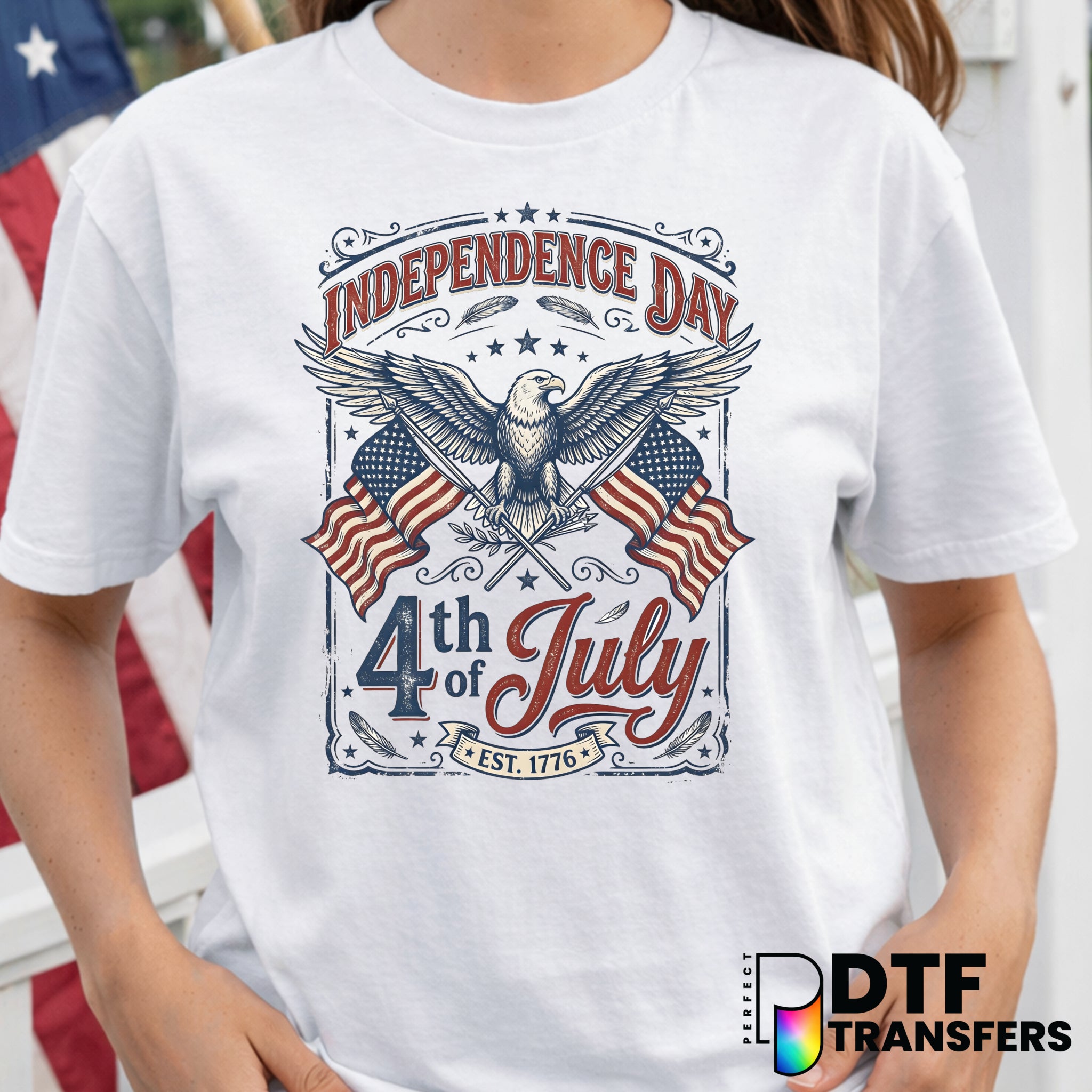 Independence Day 4th of July Eagle – DTF Transfer