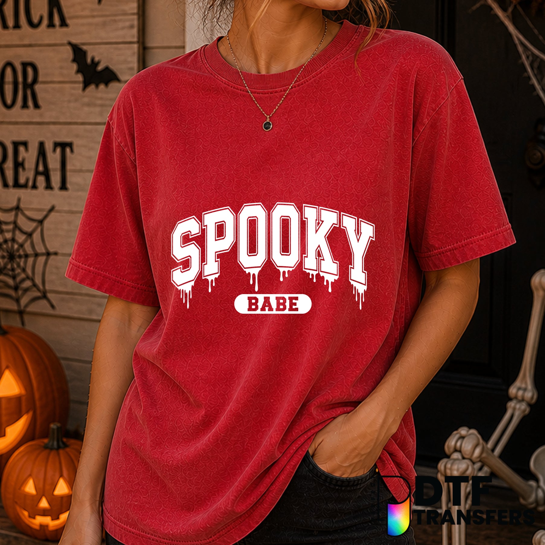 SPOOKY BABE – Halloween DTF Transfer