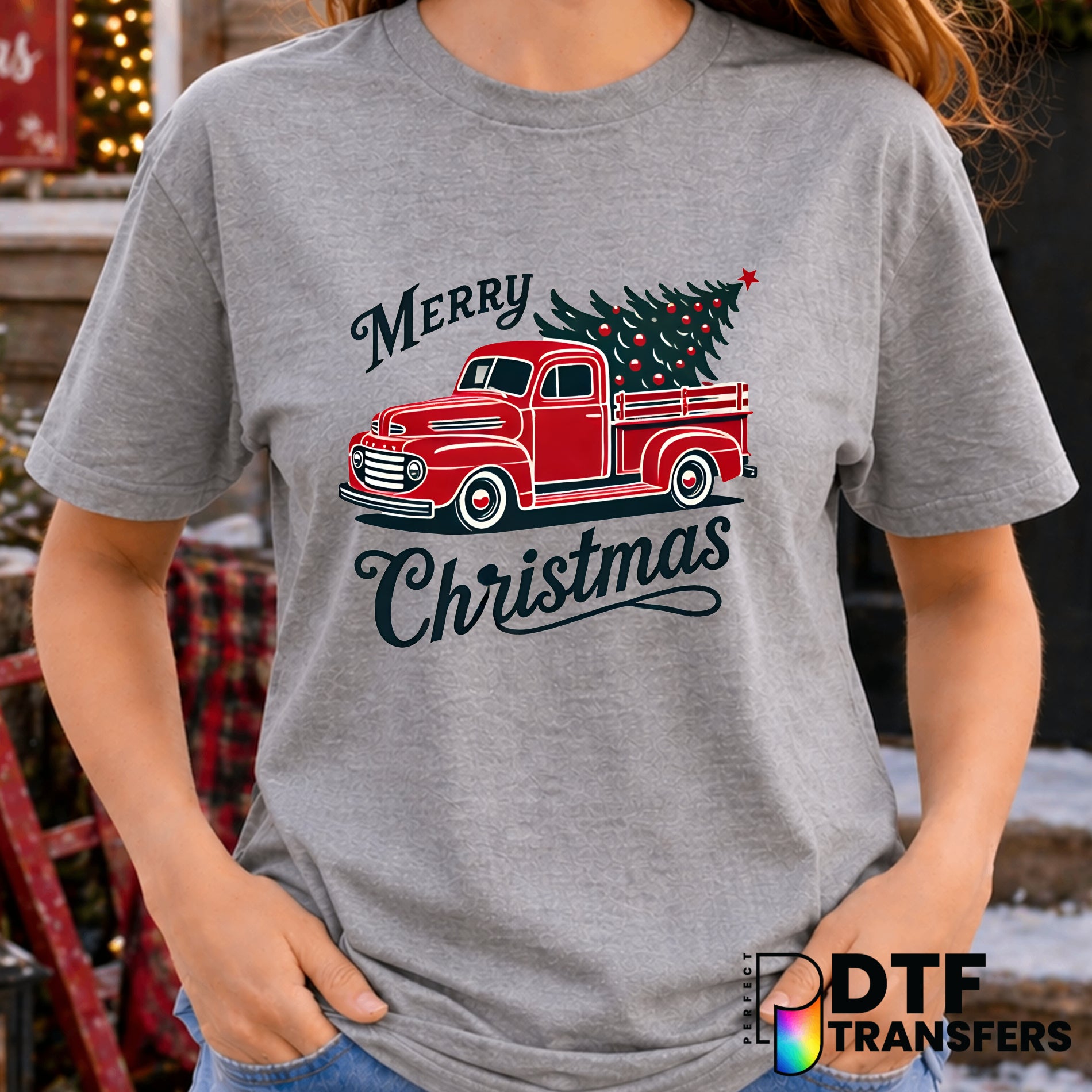 Merry Christmas – Christmas DTF Transfer