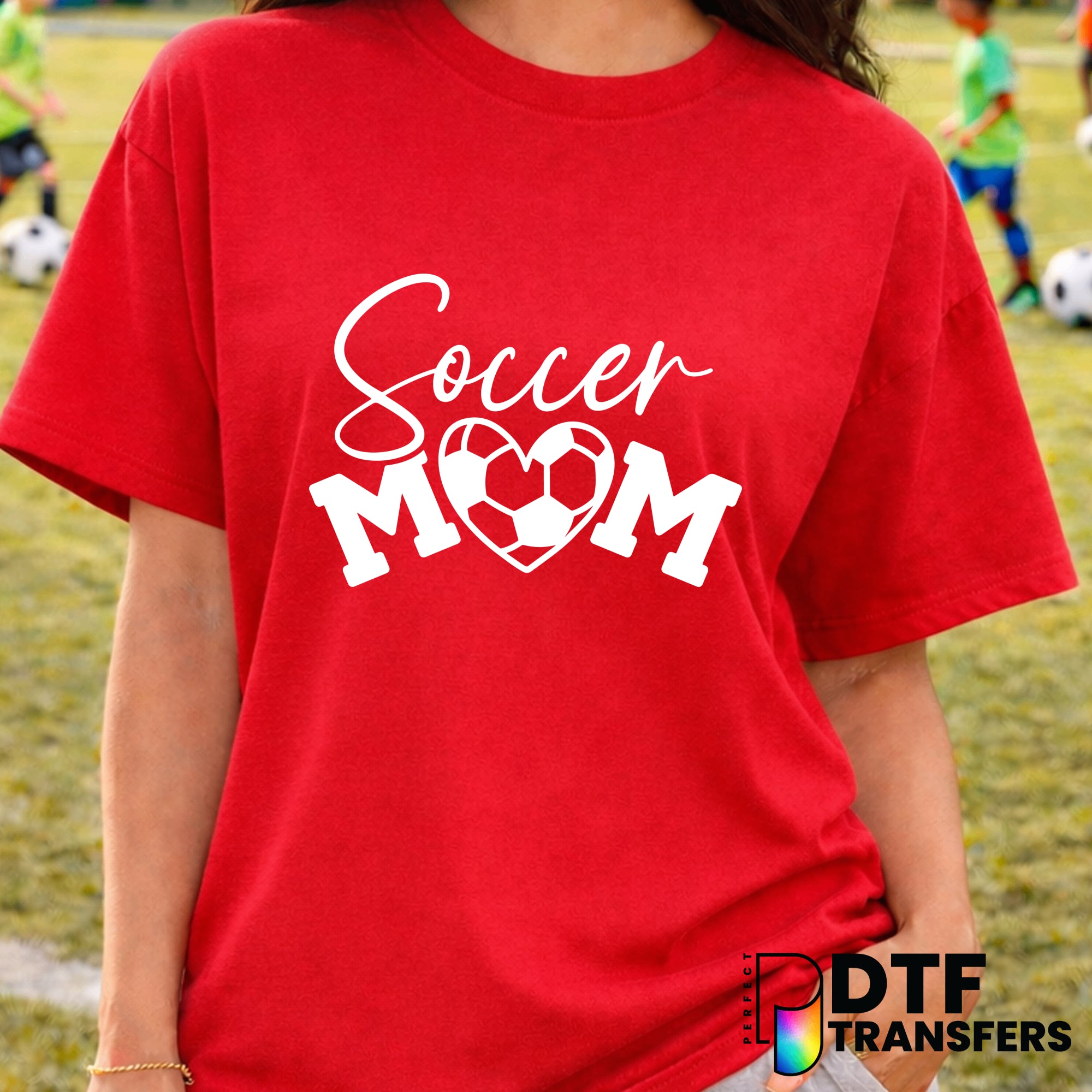 Soccer Mom – Soccer DTF Transfer