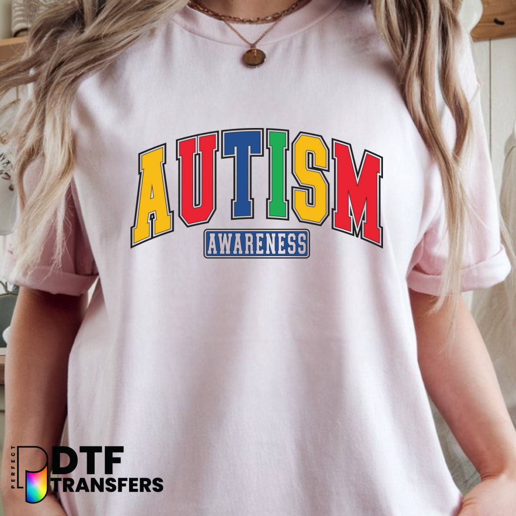 Autism Awareness Special Education Varsity Arch – Special Education DTF Transfer