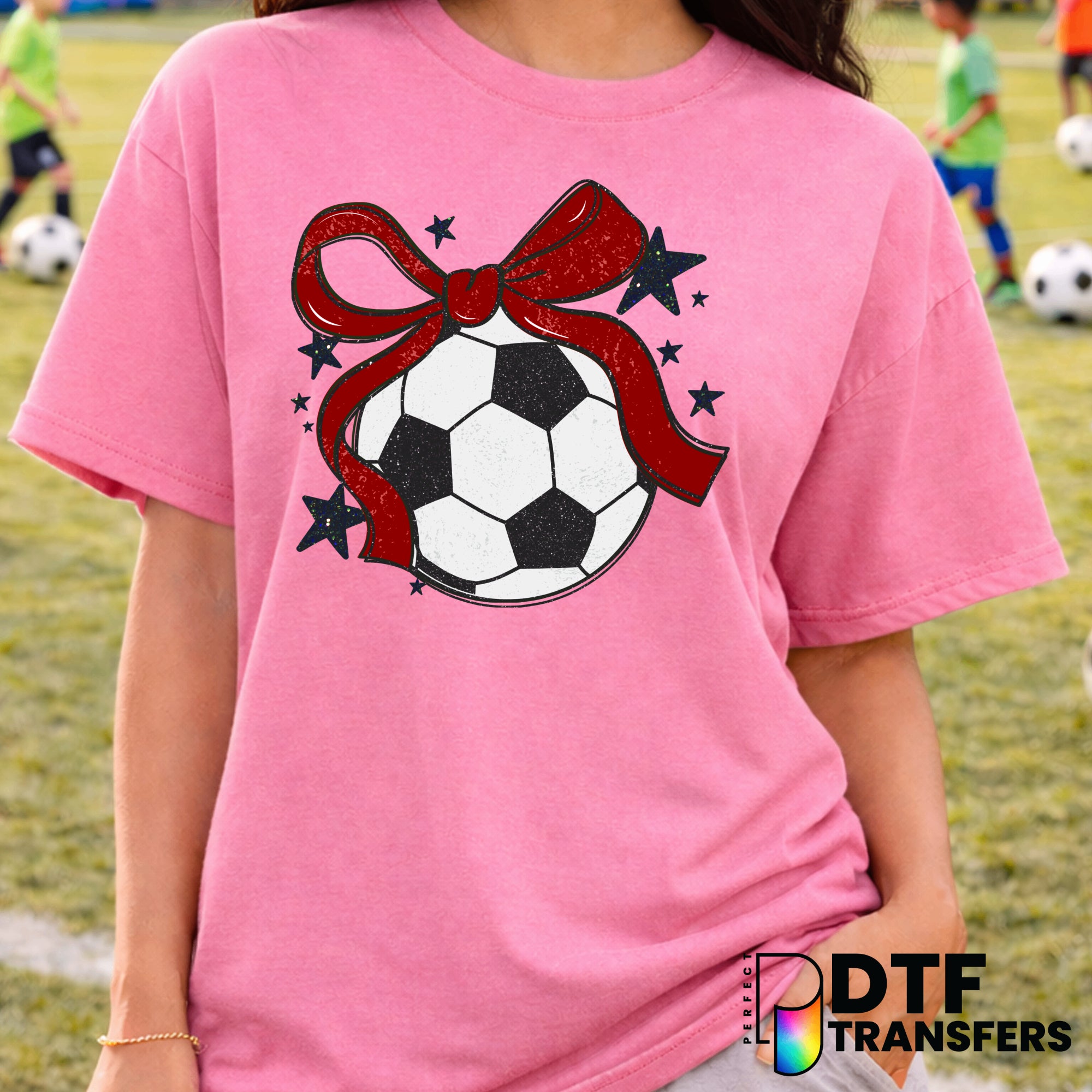 I Love Soccer – Soccer DTF Transfer