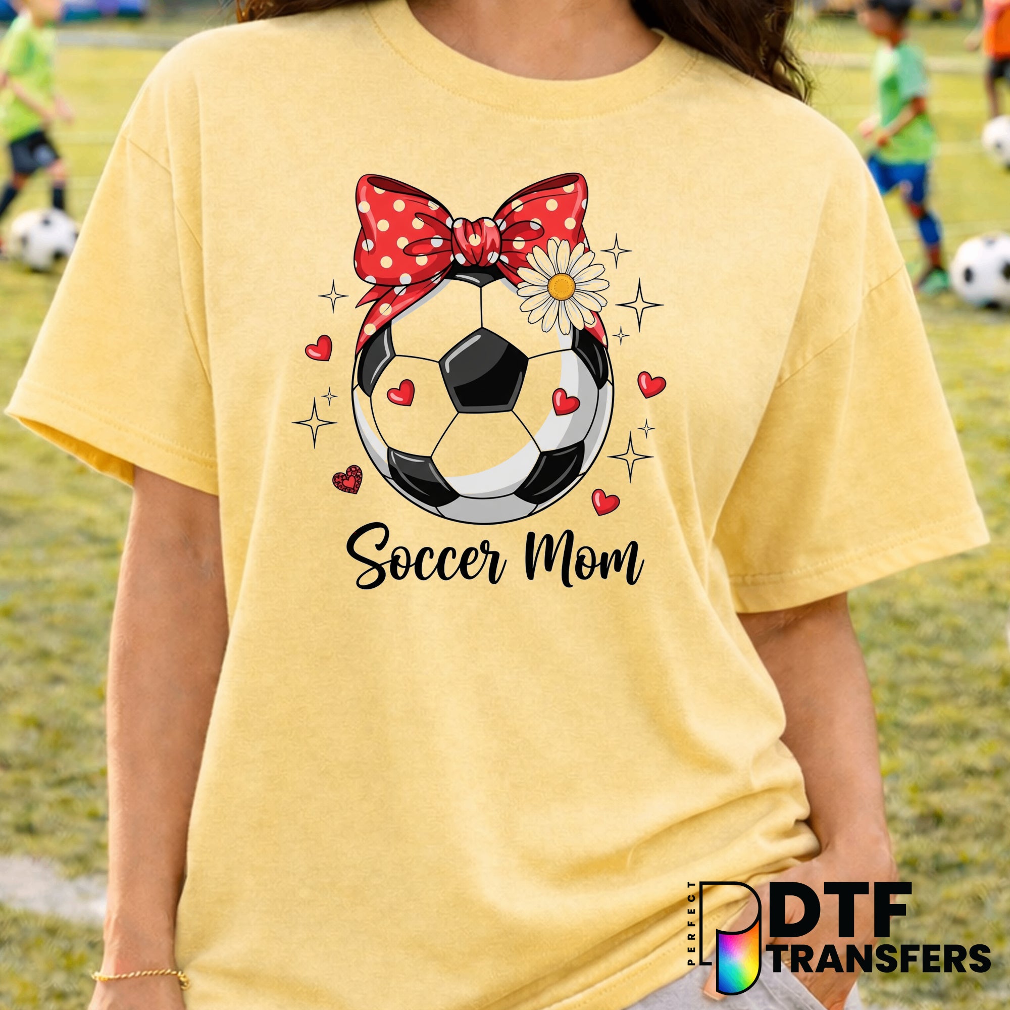 Soccer Mom – Soccer DTF Transfer