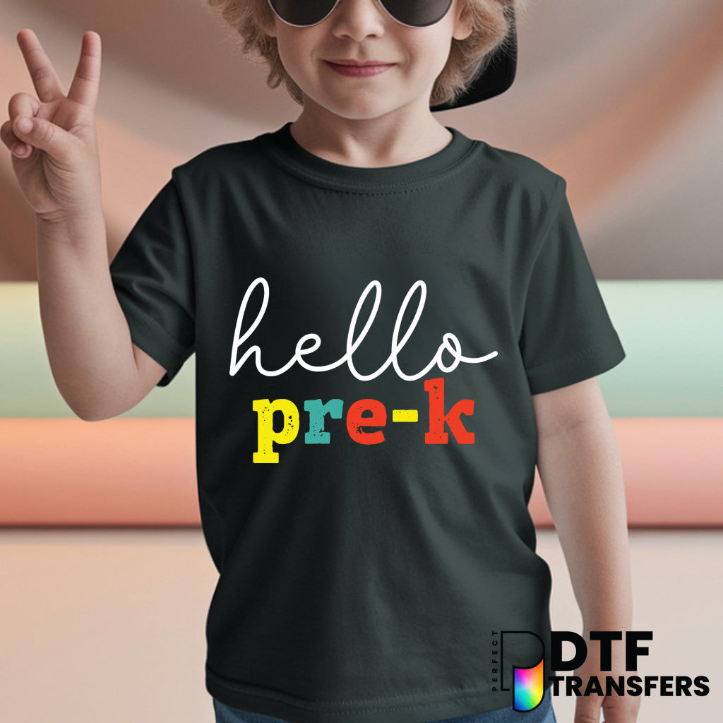 Hello Pre-K – Teacher DTF Transfer