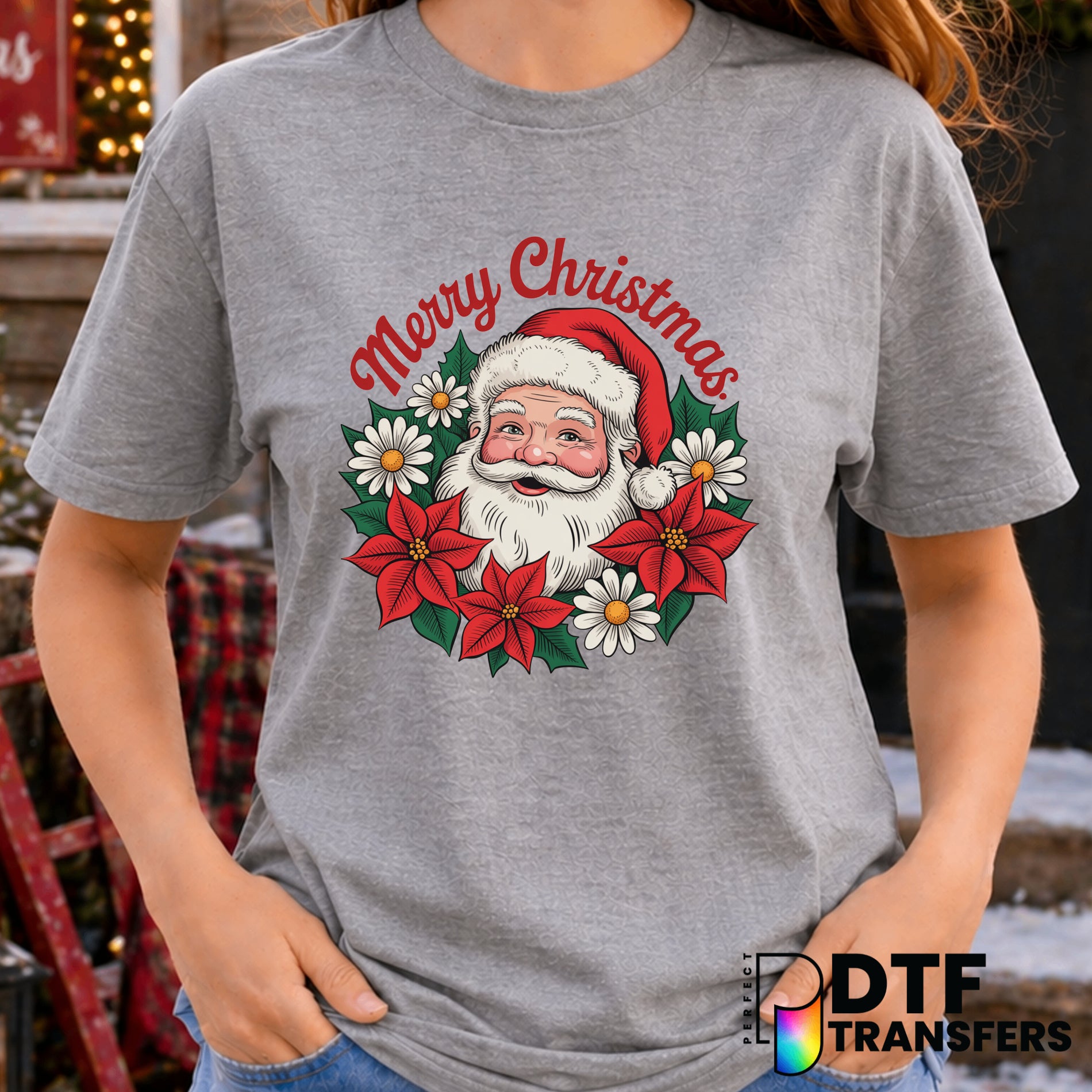 Merry Christmas – Christmas DTF Transfer