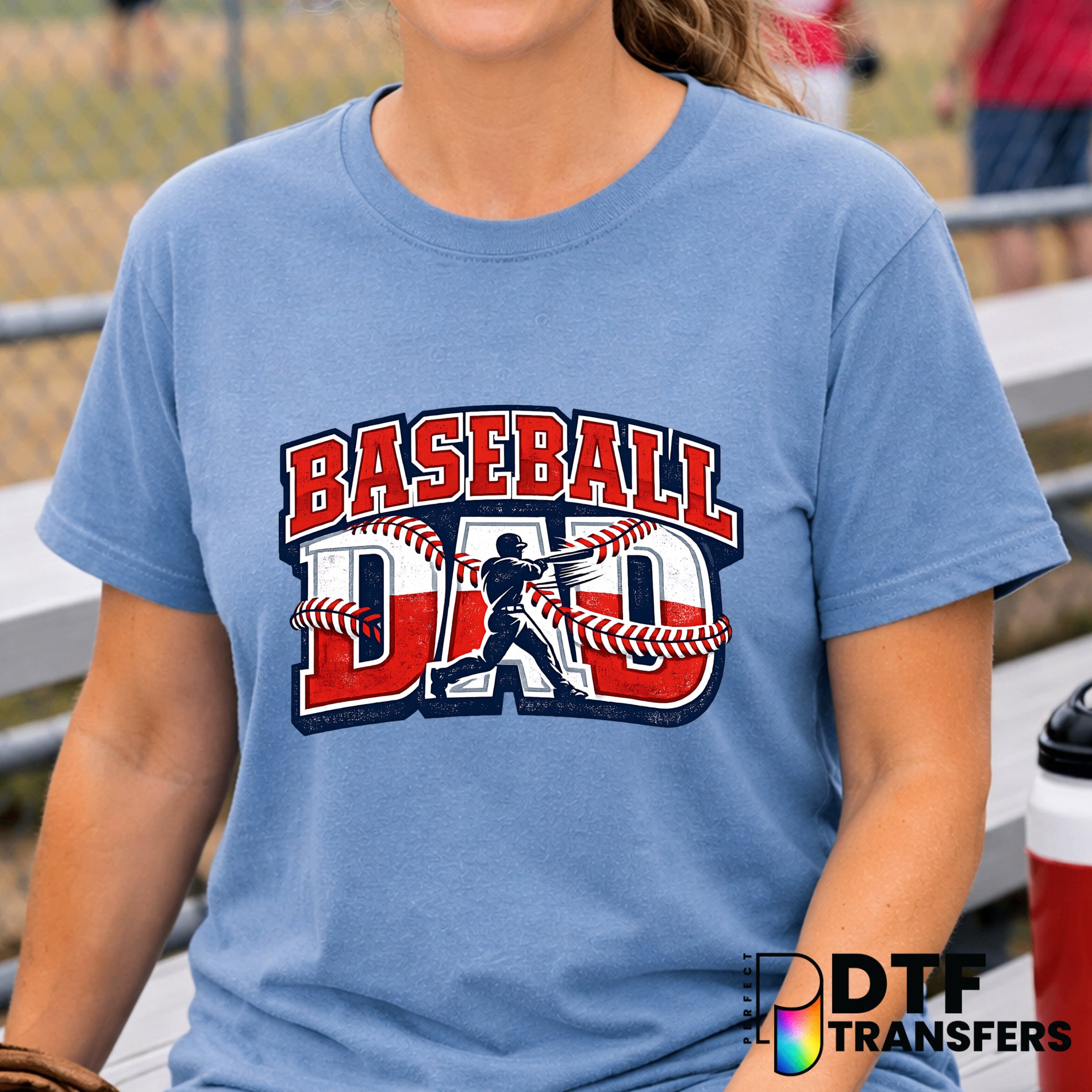 BASEBALL DAD – Baseball DTF Transfer
