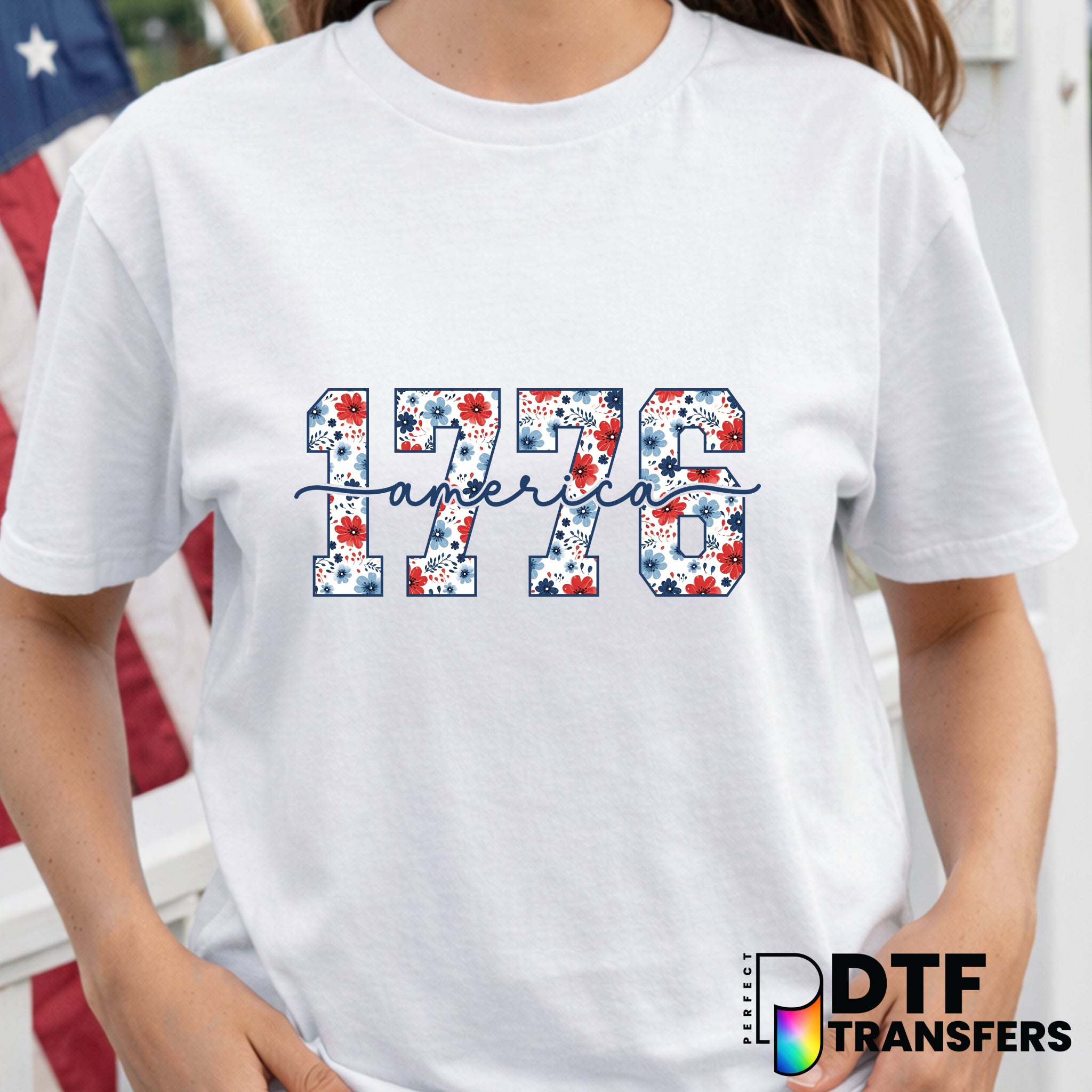 1776 AMERICA – Fourth of July DTF Transfer