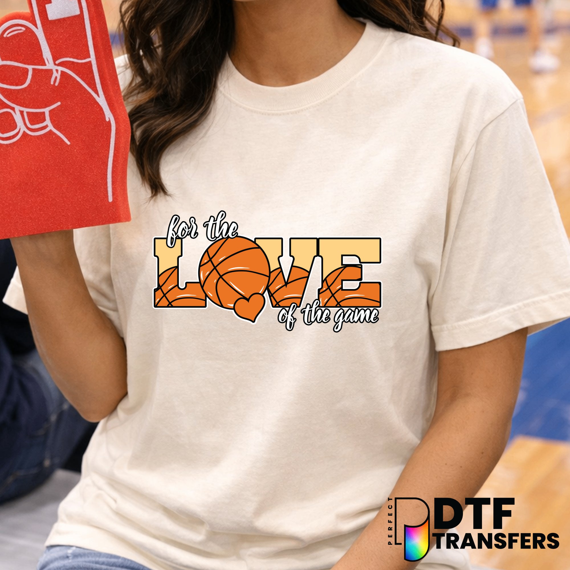 For The Love Of The Game Basketball – DTF Transfer