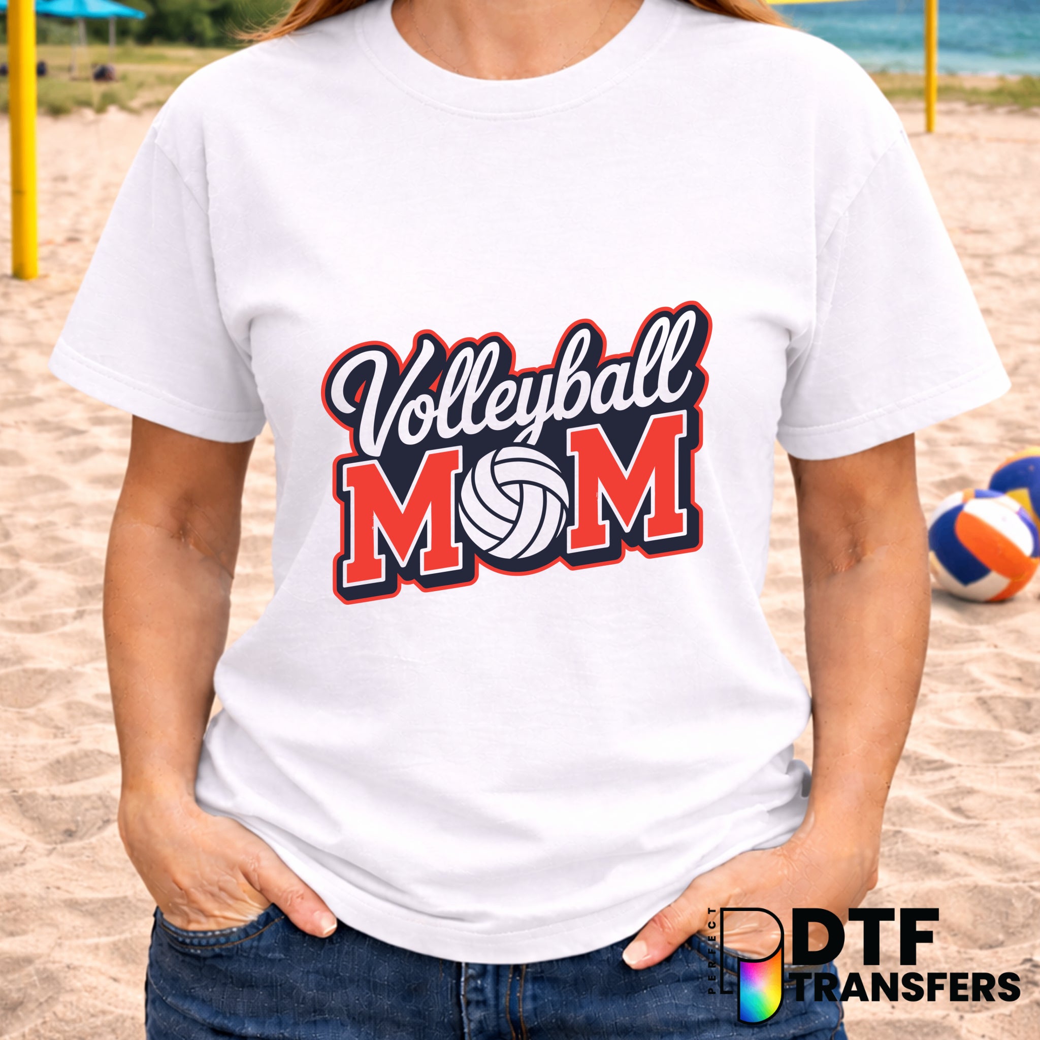 Volleyball Mom – Volleyball DTF Transfer