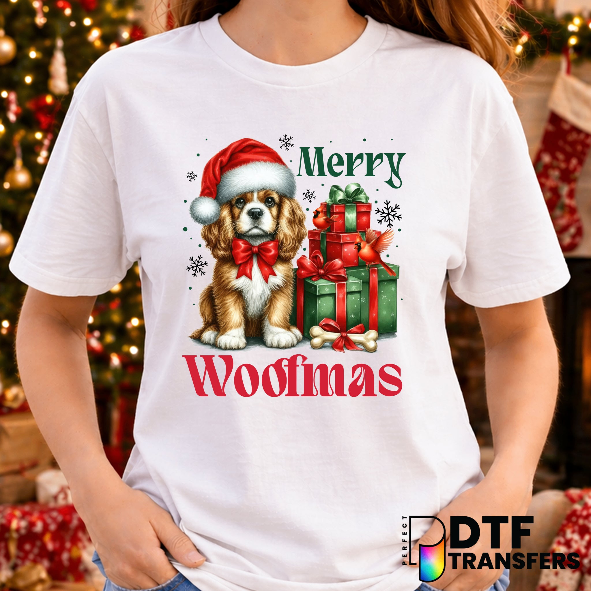 Merry Woofmas – Christmas DTF Transfer