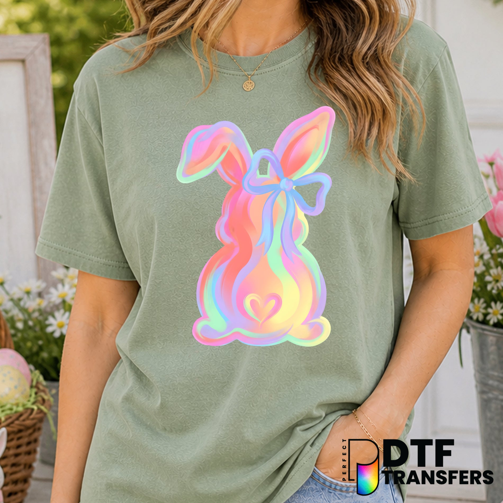 Mama Bunny – Easter DTF Transfer
