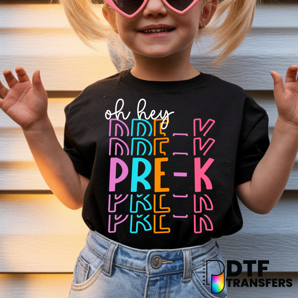 Oh Hey Pre-K – Teacher DTF Transfer