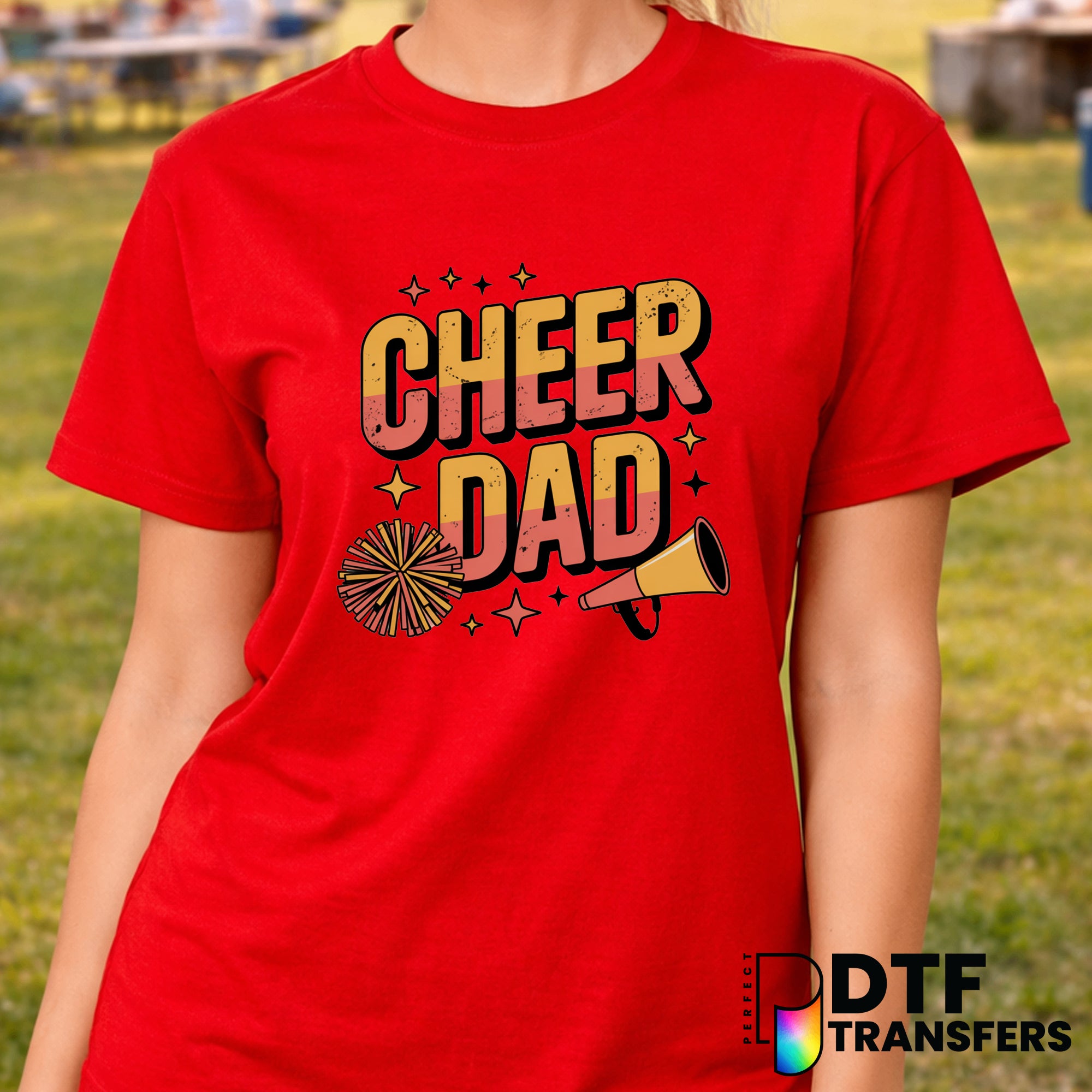 Cheer Dad – Cheerleading DTF Transfer