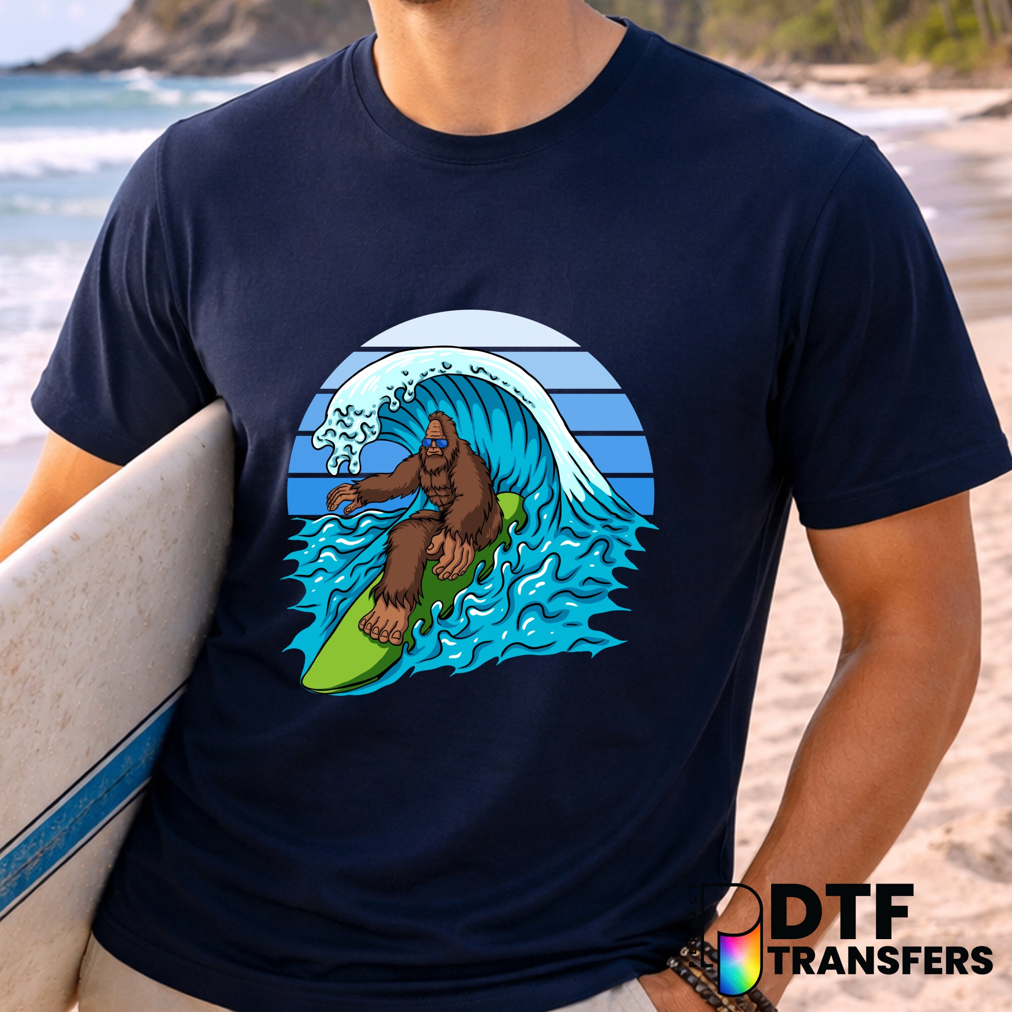 BIG FOOT SURFING SUMMER 1978 – Surfing DTF Transfer