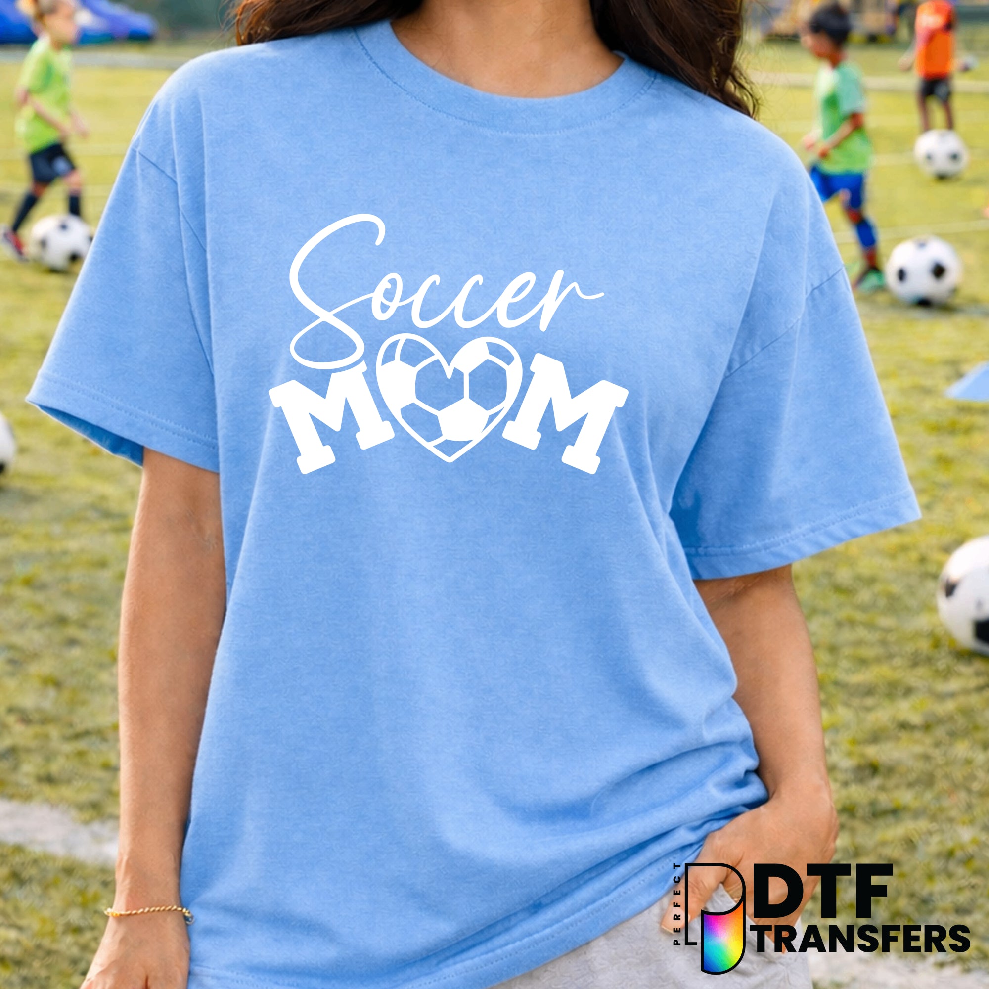 Soccer Mom – Soccer DTF Transfer
