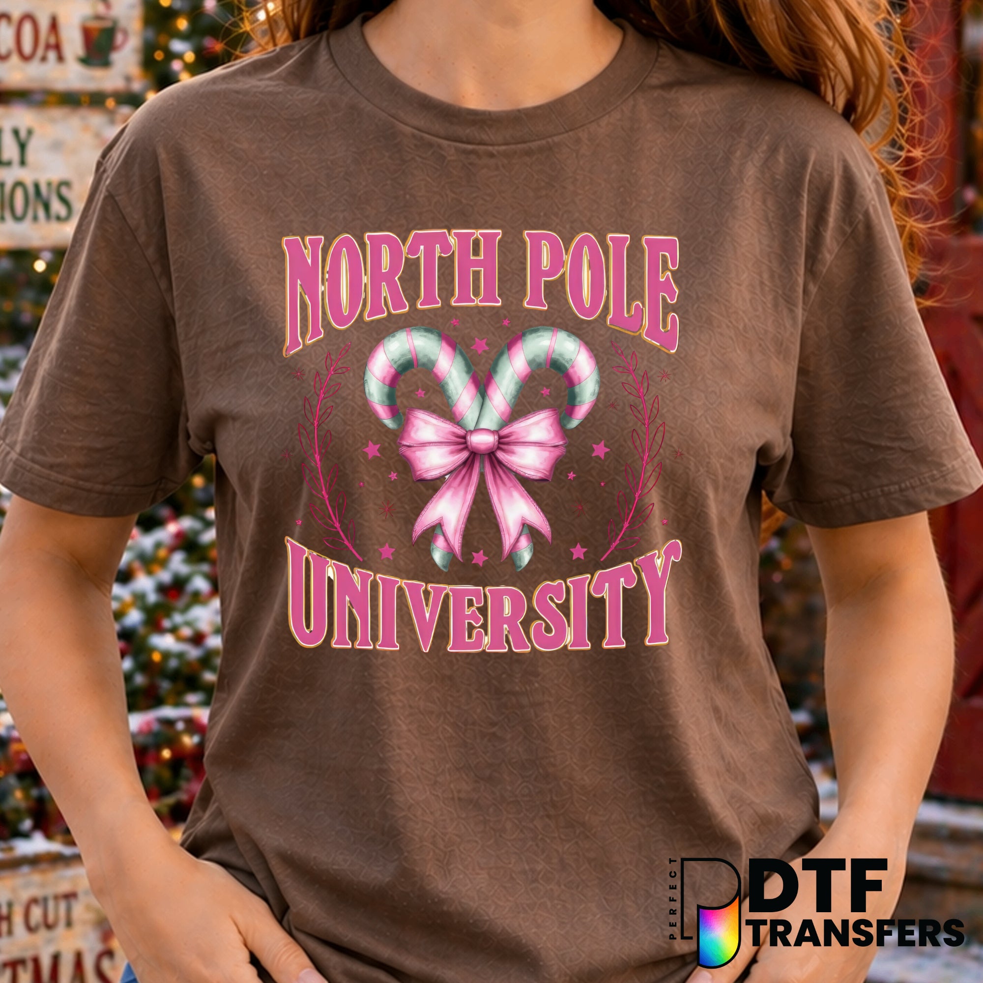 North Pole University Christmas Graduate – Christmas DTF Transfer