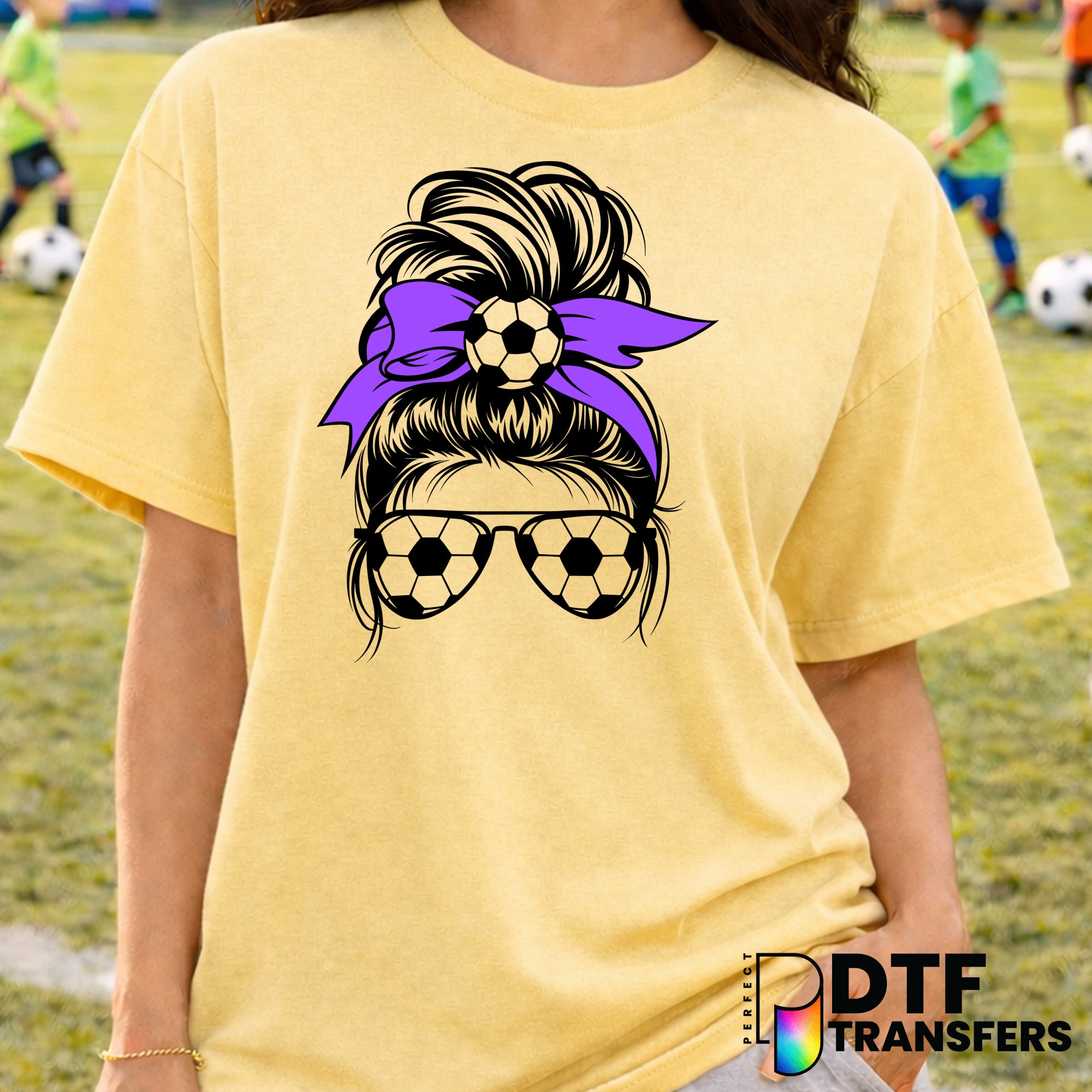 Soccer Mom – Soccer DTF Transfer