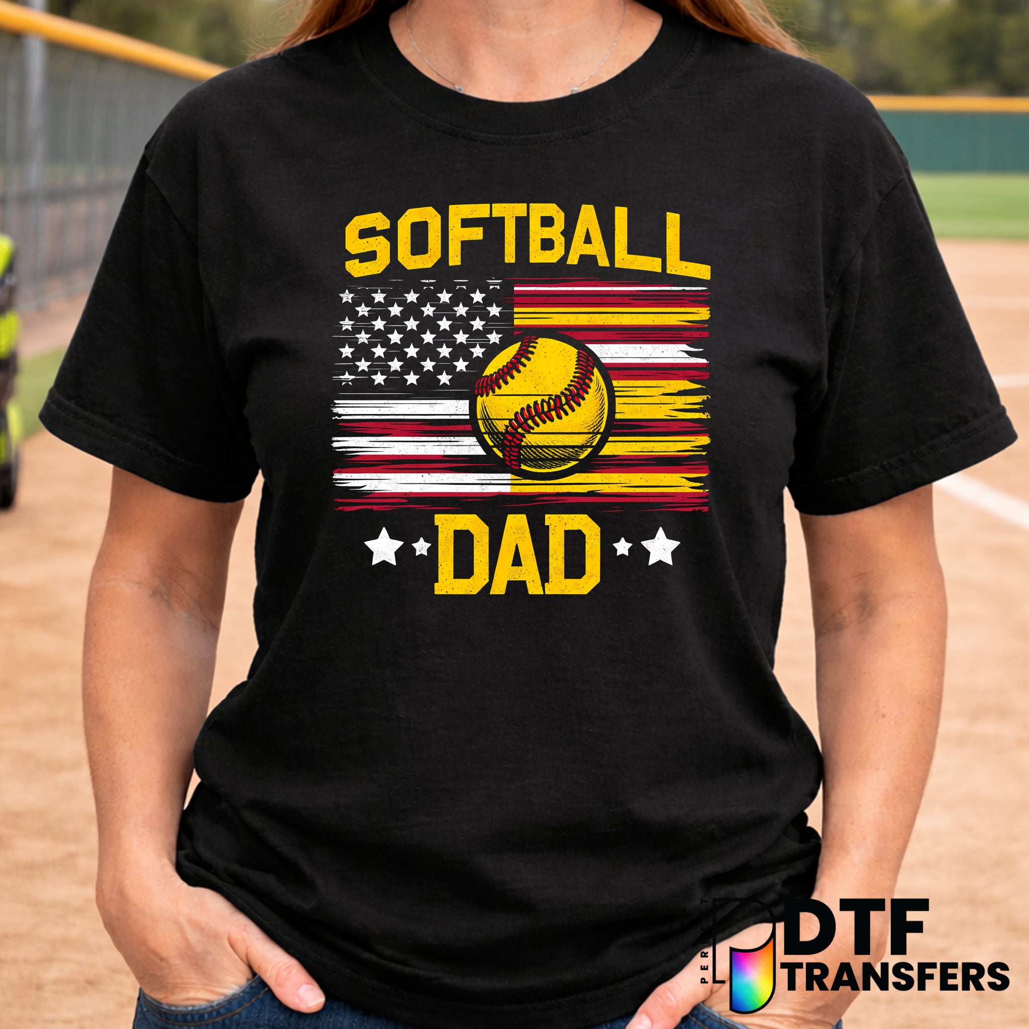 SOFTBALL DAD – Softball DTF Transfer