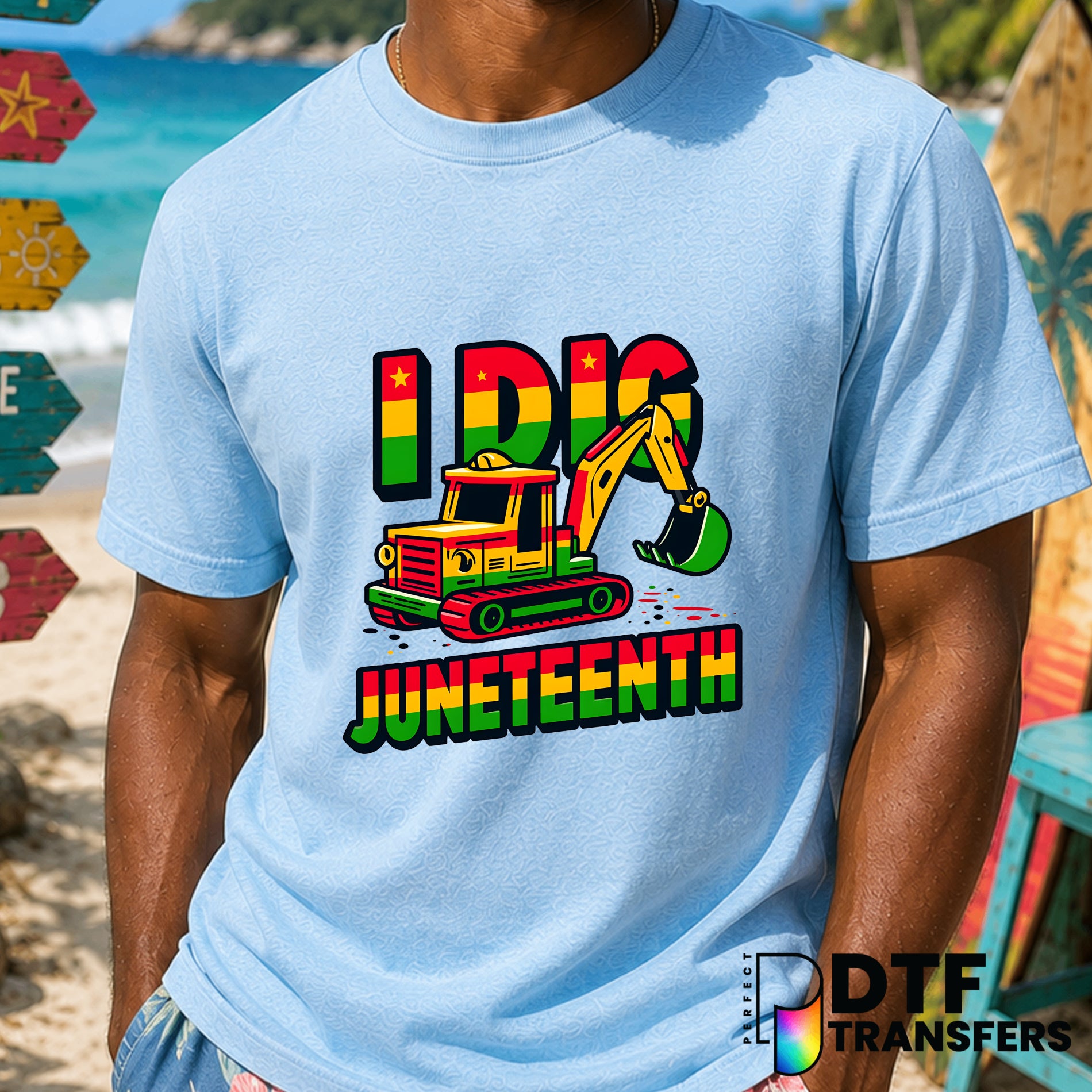 I Dig Juneteenth – Black History Month DTF Transfer