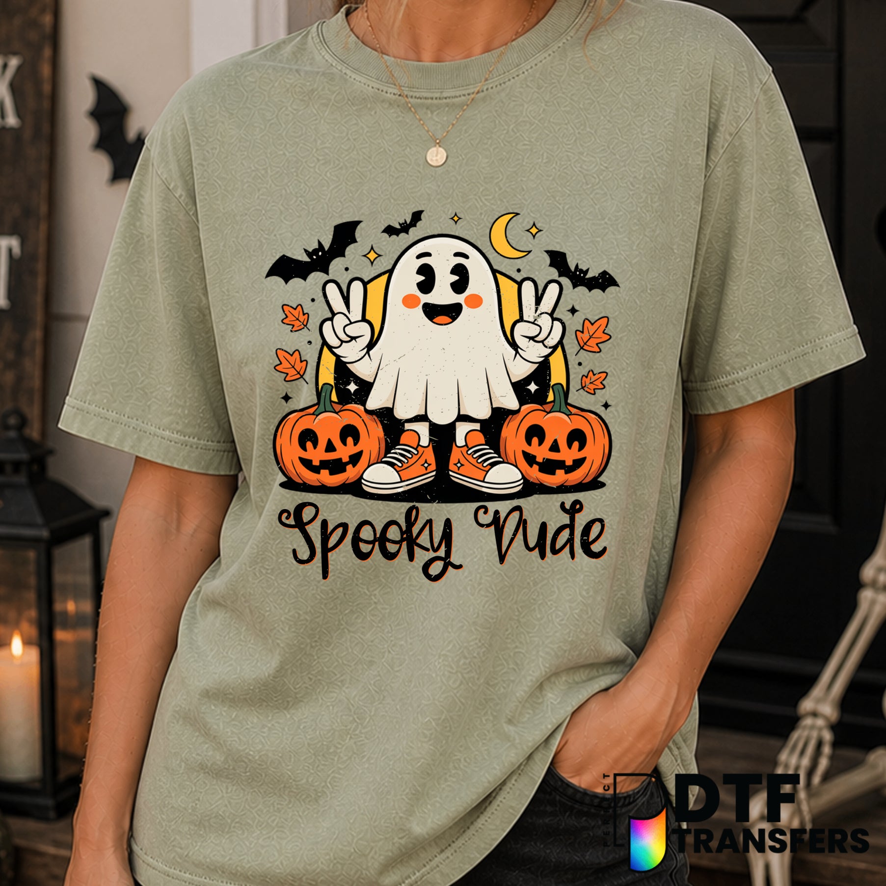SPOOKY DUDE – Halloween DTF Transfer