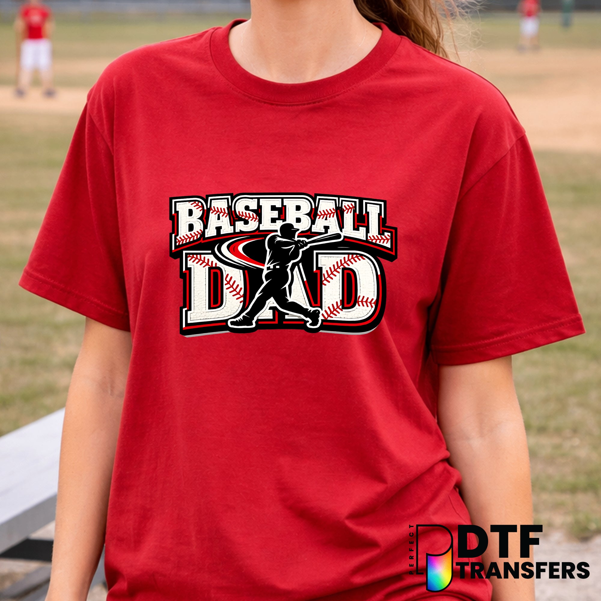 BASEBALL DAD – Baseball DTF Transfer