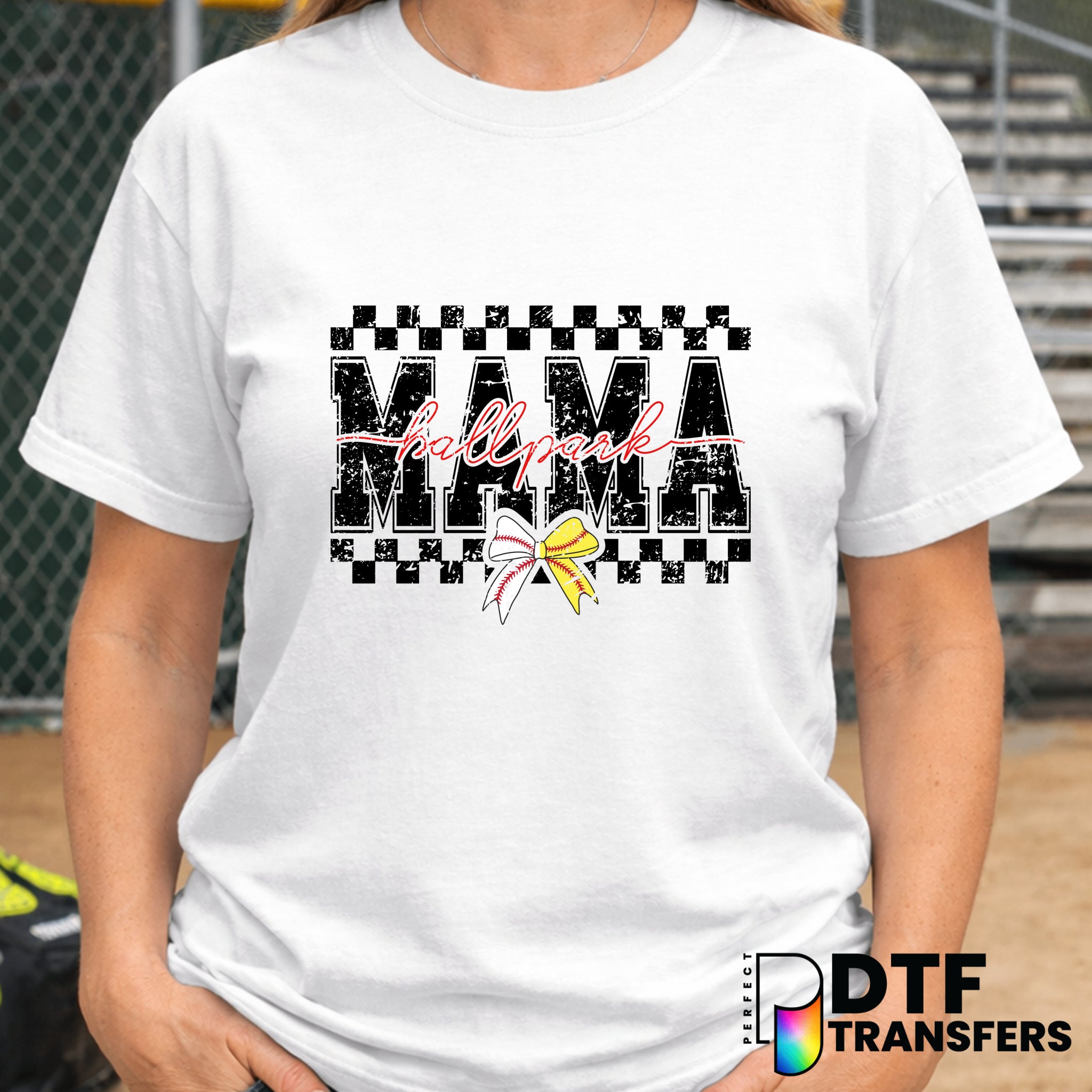 Ballpark Mama – Softball DTF Transfer