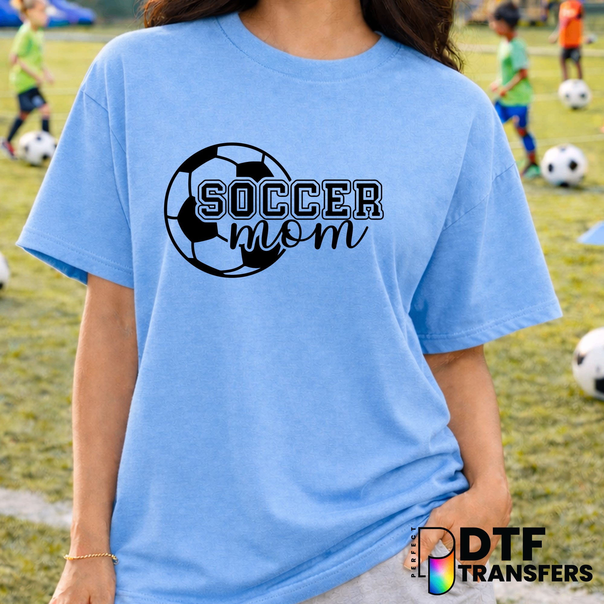 Soccer Mom – Soccer DTF Transfer