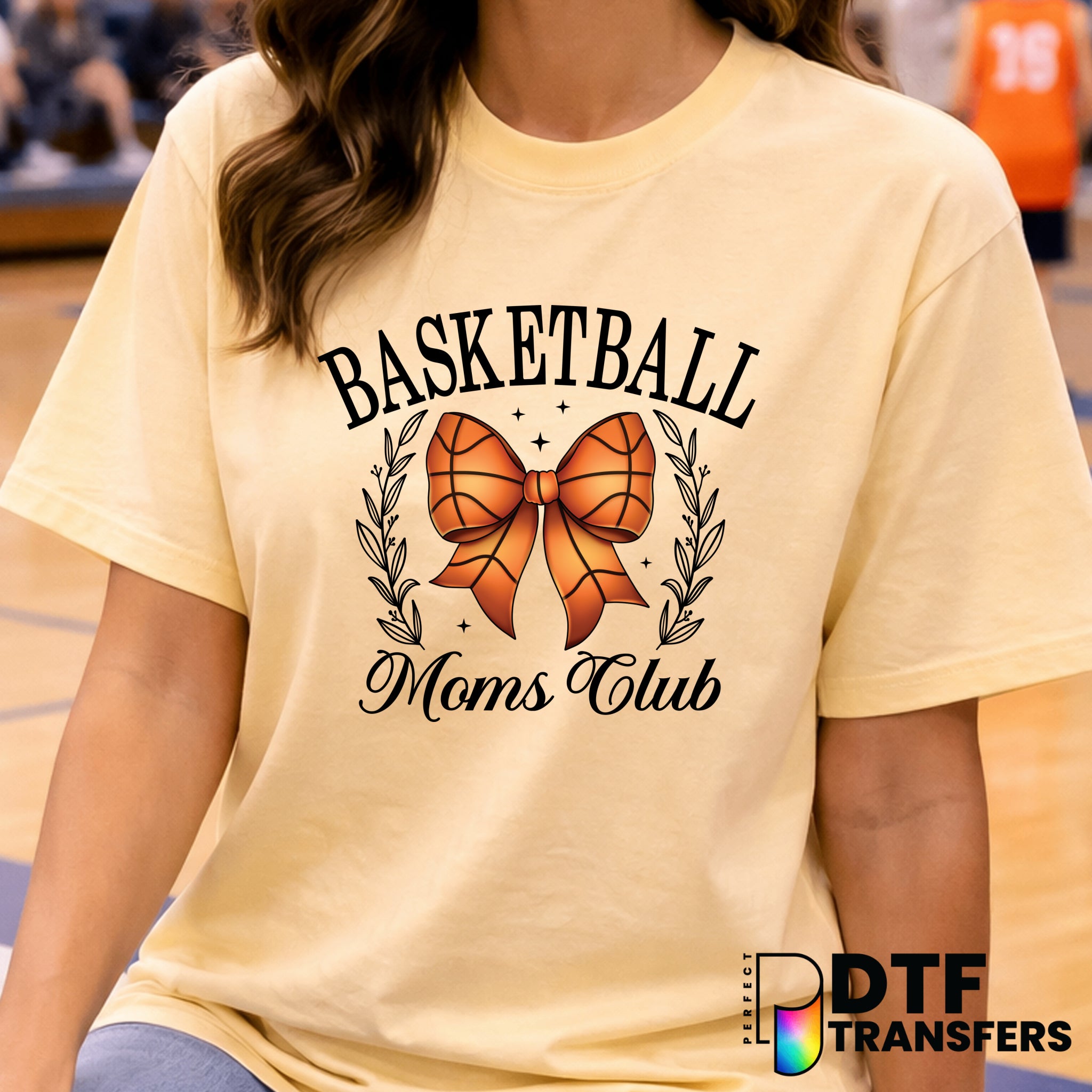 BASKETBALL MOMS CLUB – Basketball DTF Transfer